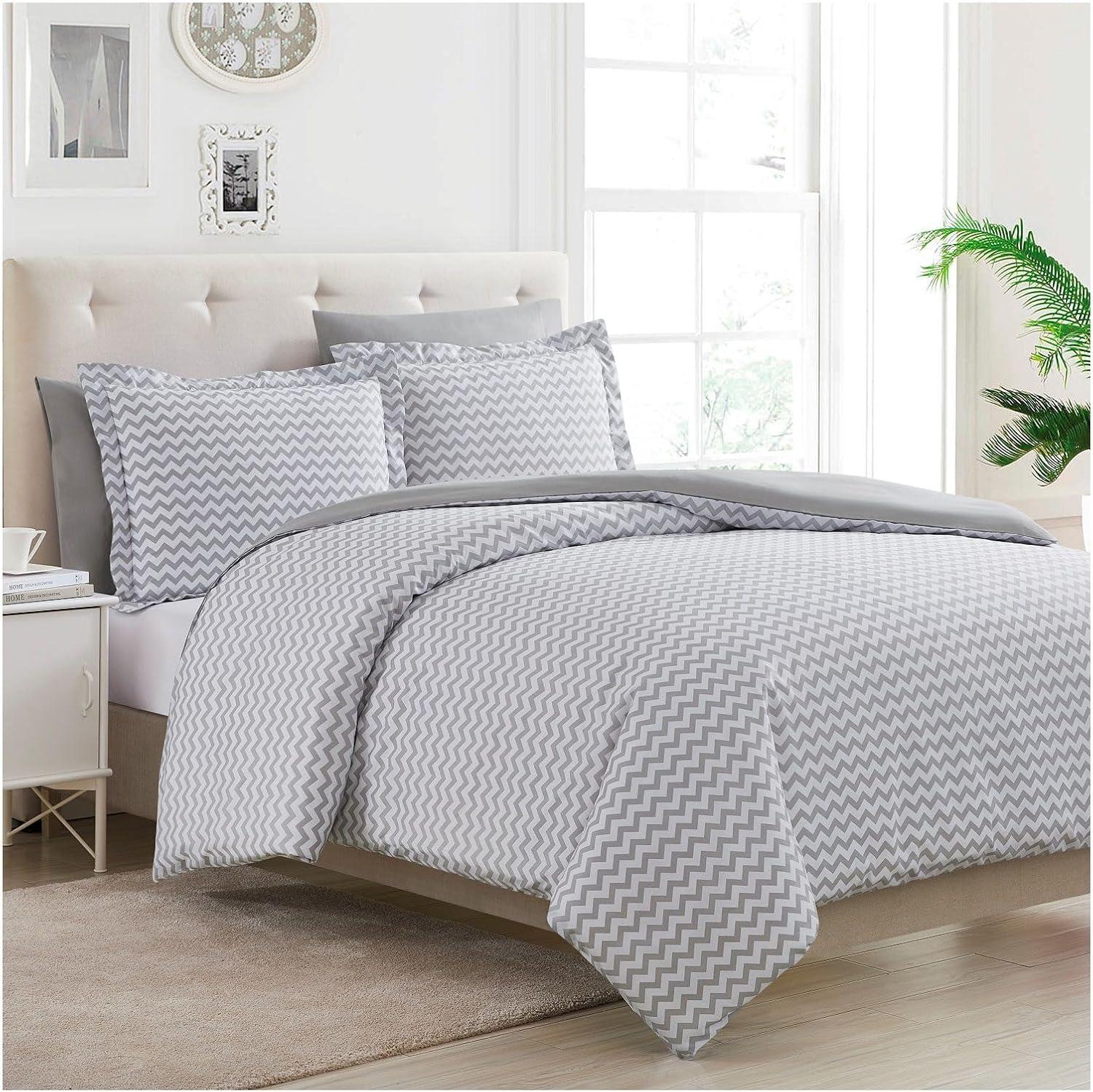 Soft Brushed Microfiber Duvet Cover & Sham Set - Mellanni