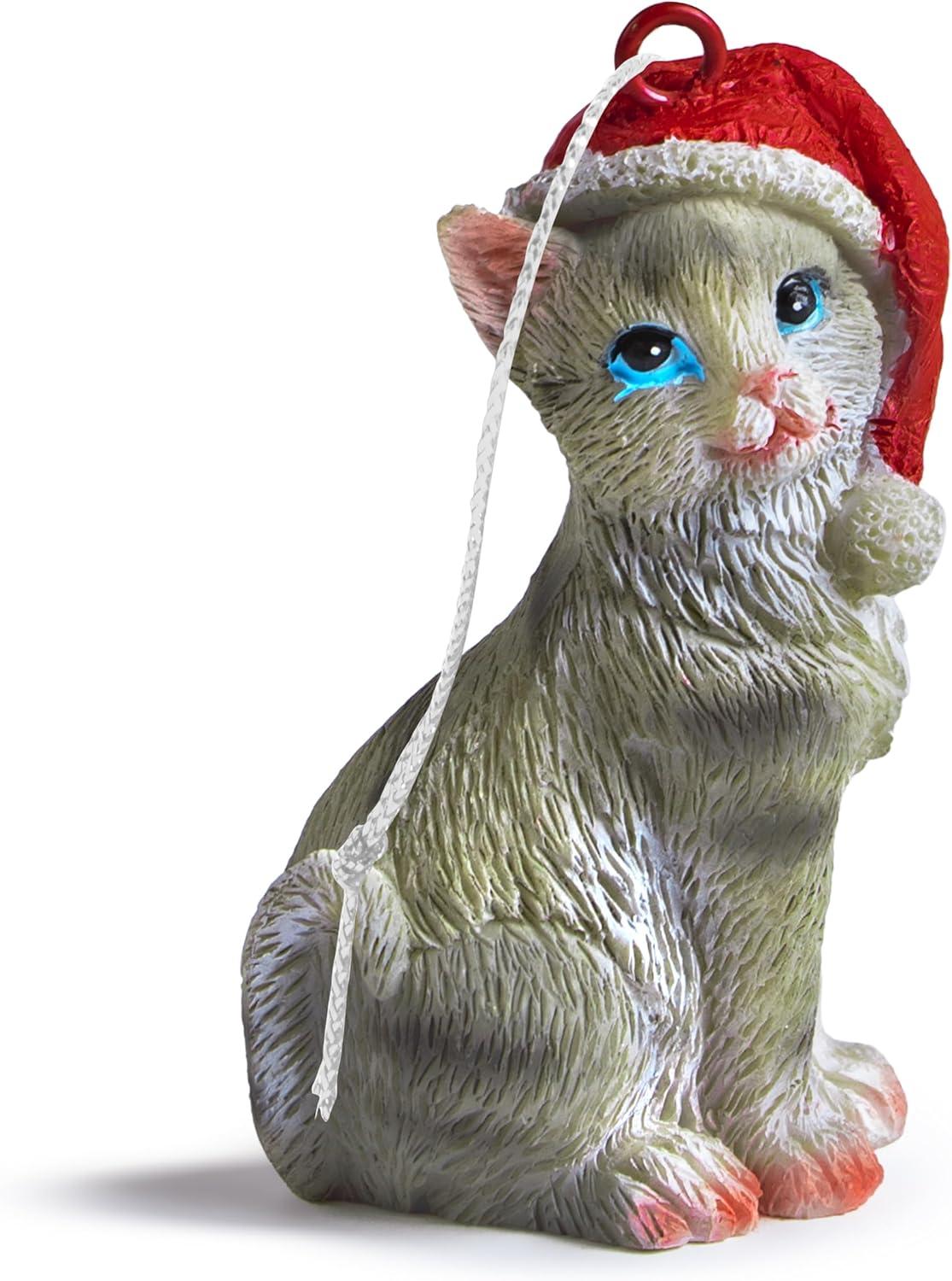 Charlton Home® Santa Cat Ornament