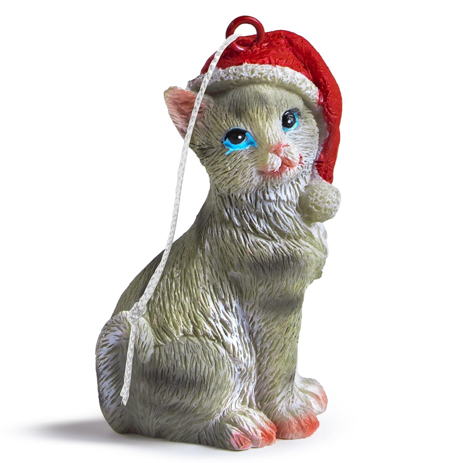 Charlton Home® Santa Cat Ornament