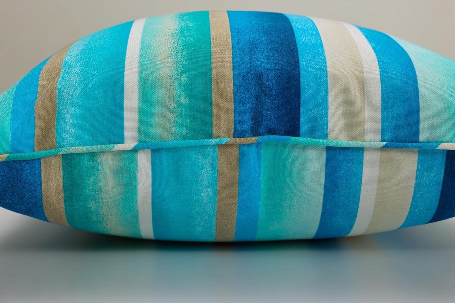 Striped Indoor/Outdoor Throw Pillow (Set of 2)