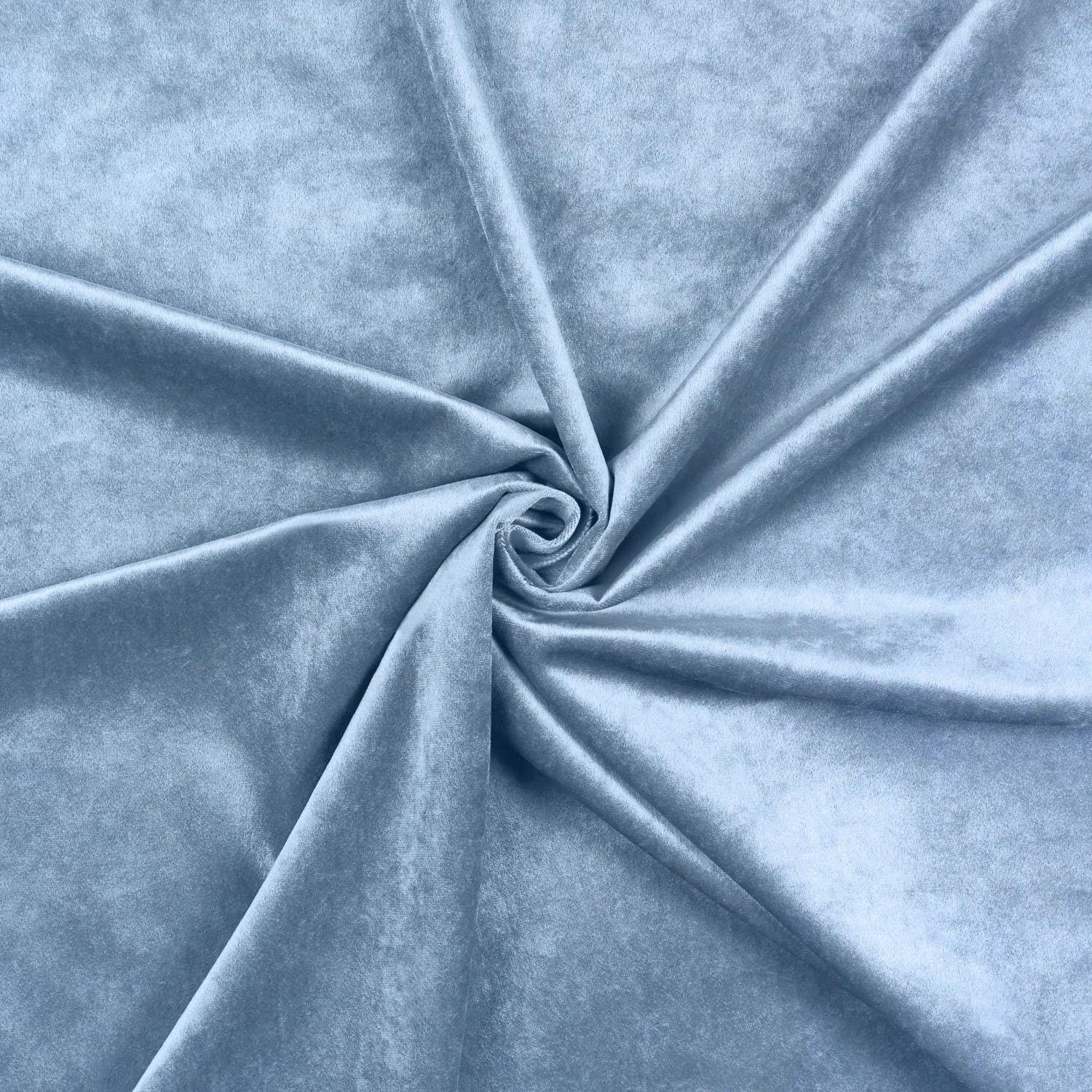 Amalgamated Textiles Exclusive Home Velvet Heavyweight Light Filtering Grommet Top Curtain Panel Pair