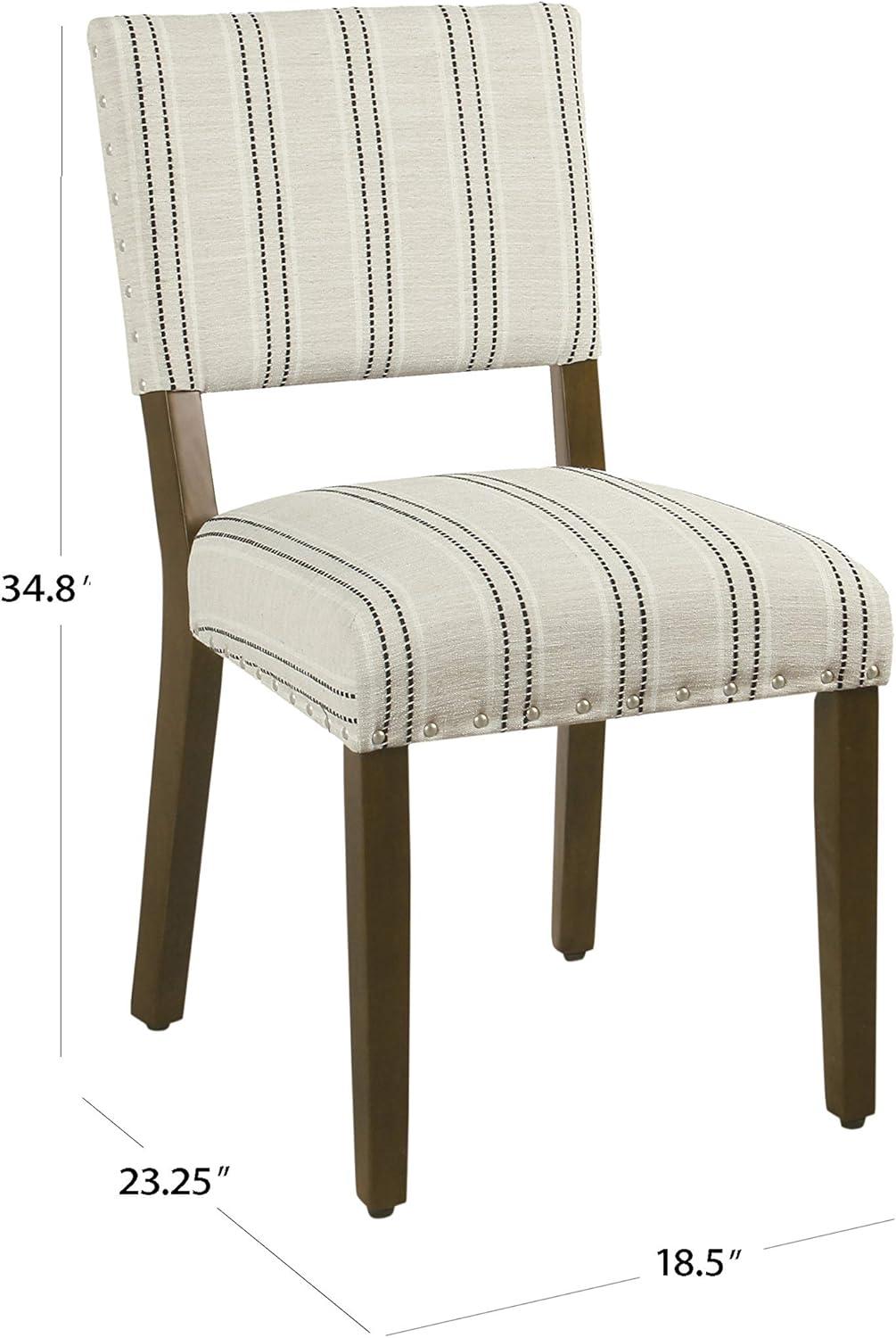 Set of 2 Stripe Dining Chairs - HomePop