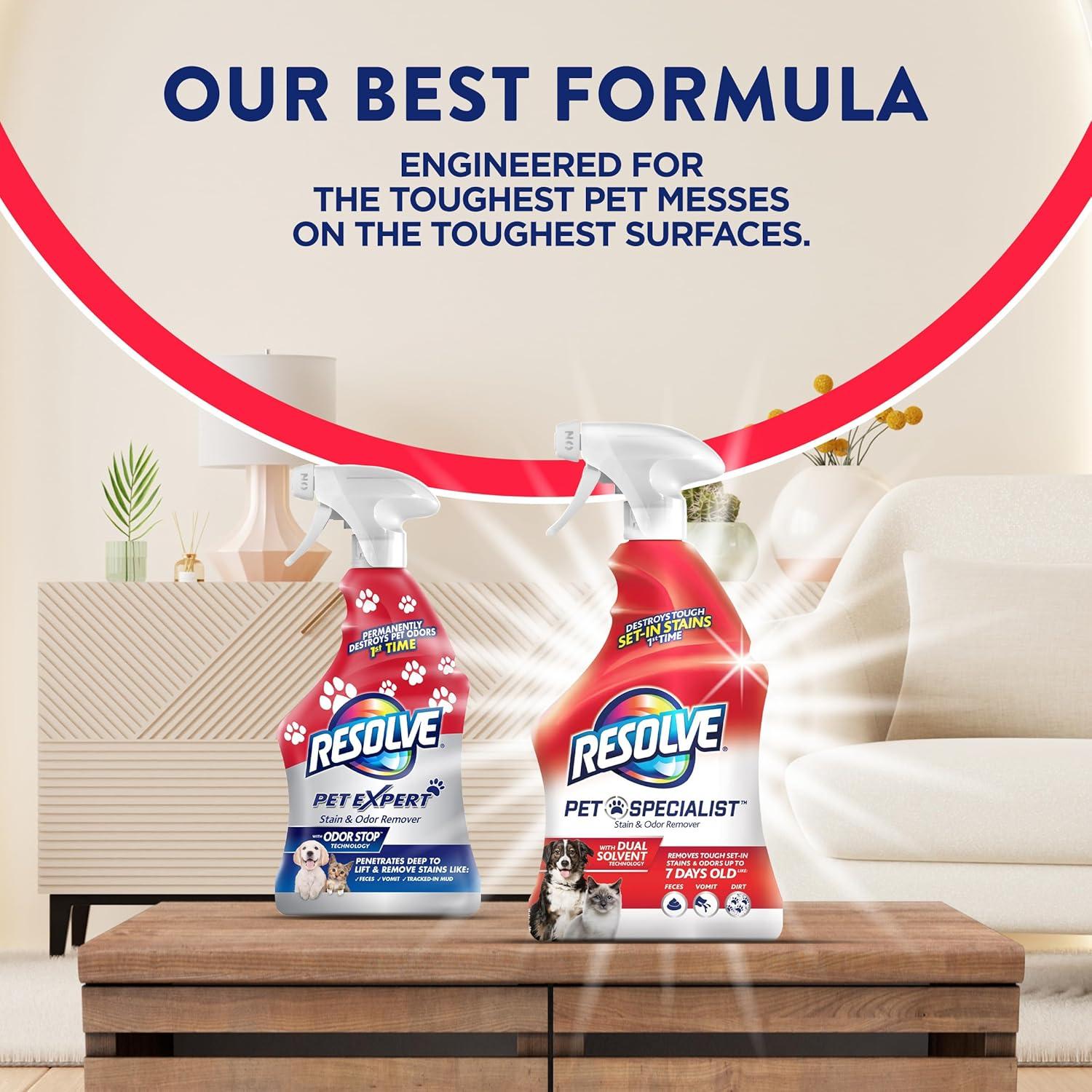 Resolve Pet Stain Remover Spray - 22oz