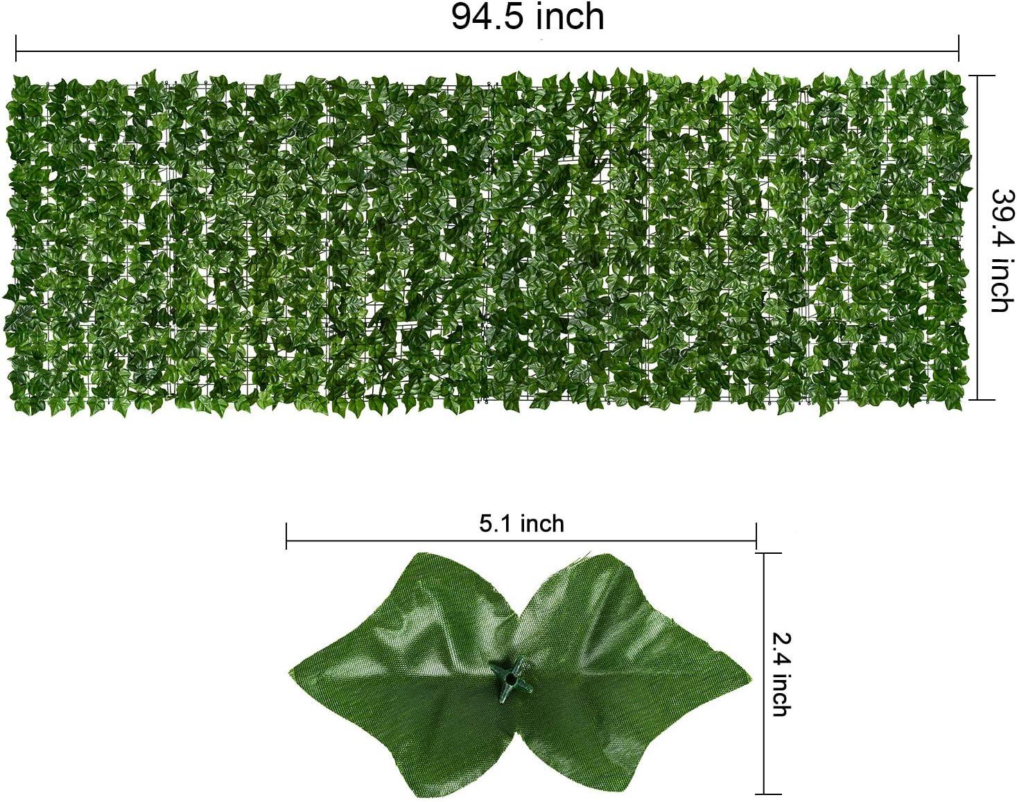 Best Choice Products Artificial Faux Ivy Hedge Privacy Fence Screen for Outdoor Decor, Garden, Yard