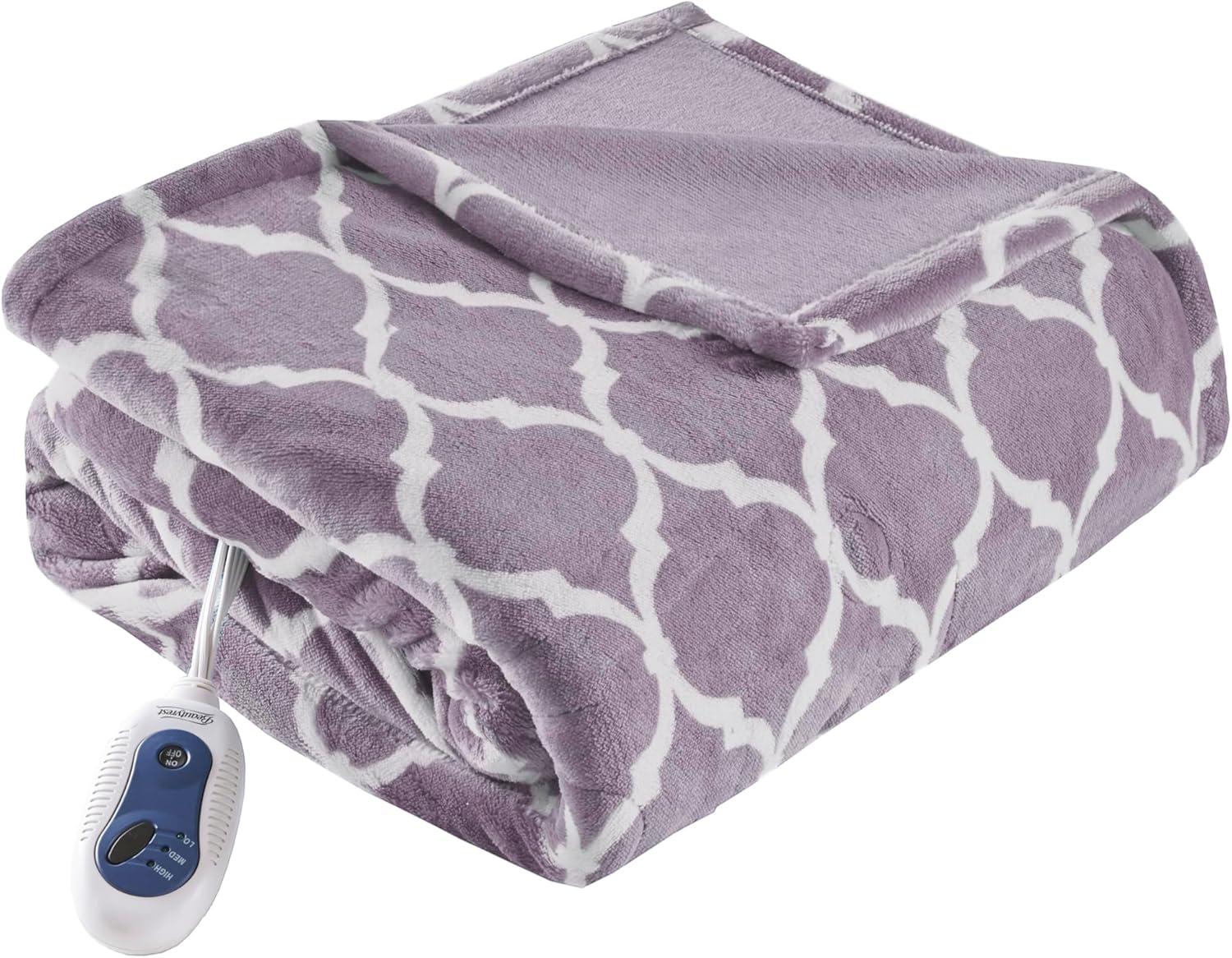 Beautyrest Beautyrest Heated Ogee Oversized Throw