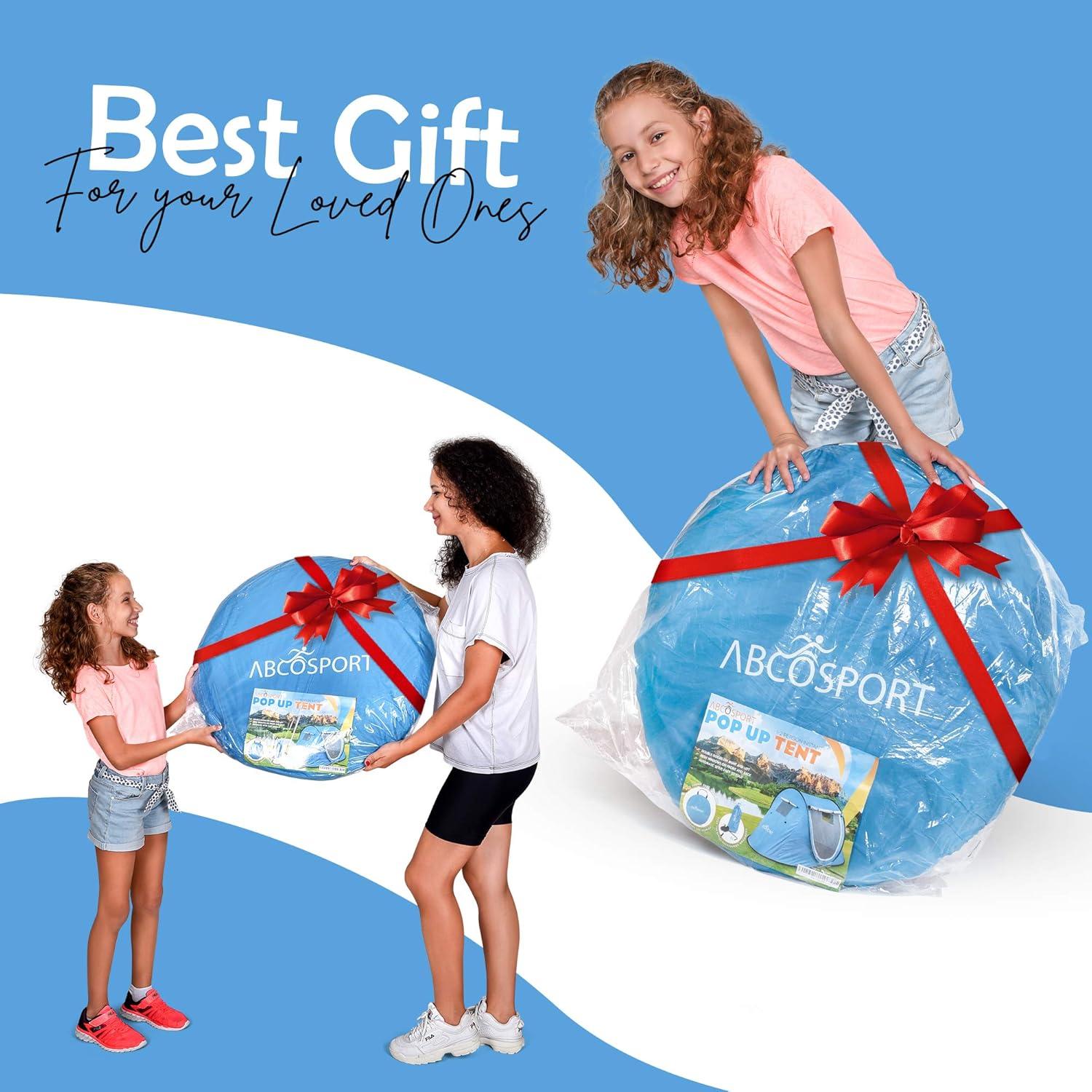 EcoSport 88.6" x 47.2" Pop-up Tent and Automatic Instant Portable Cabana Beach, Camping Tent Pop Up Shade Tent | Beach Tent