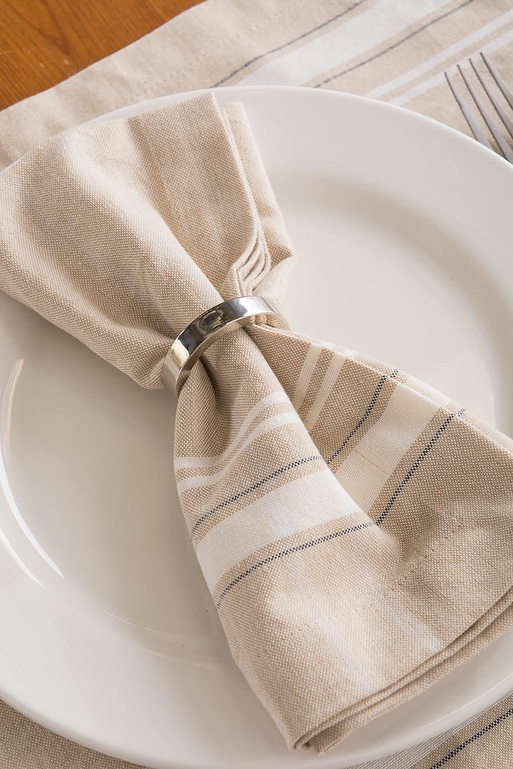 White French Stripe Napkin (Set of 6)