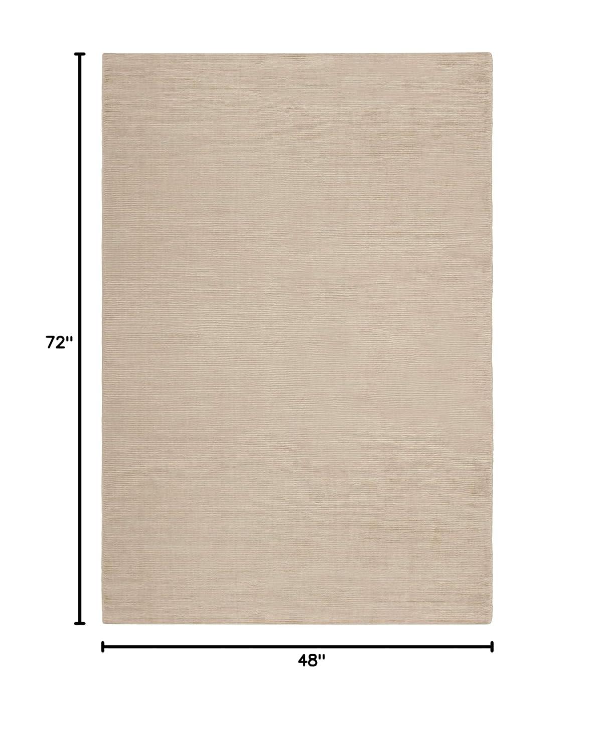 Mirage MIR234 Hand Loomed Indoor Area Rug - Light Silver - 5'x8' - Safavieh.