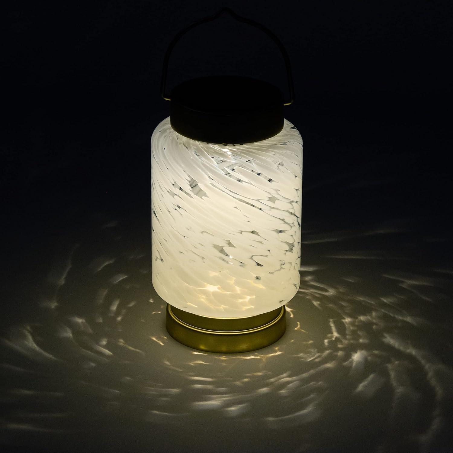 7.5'' Solar Powered Integrated LED Outdoor Lantern