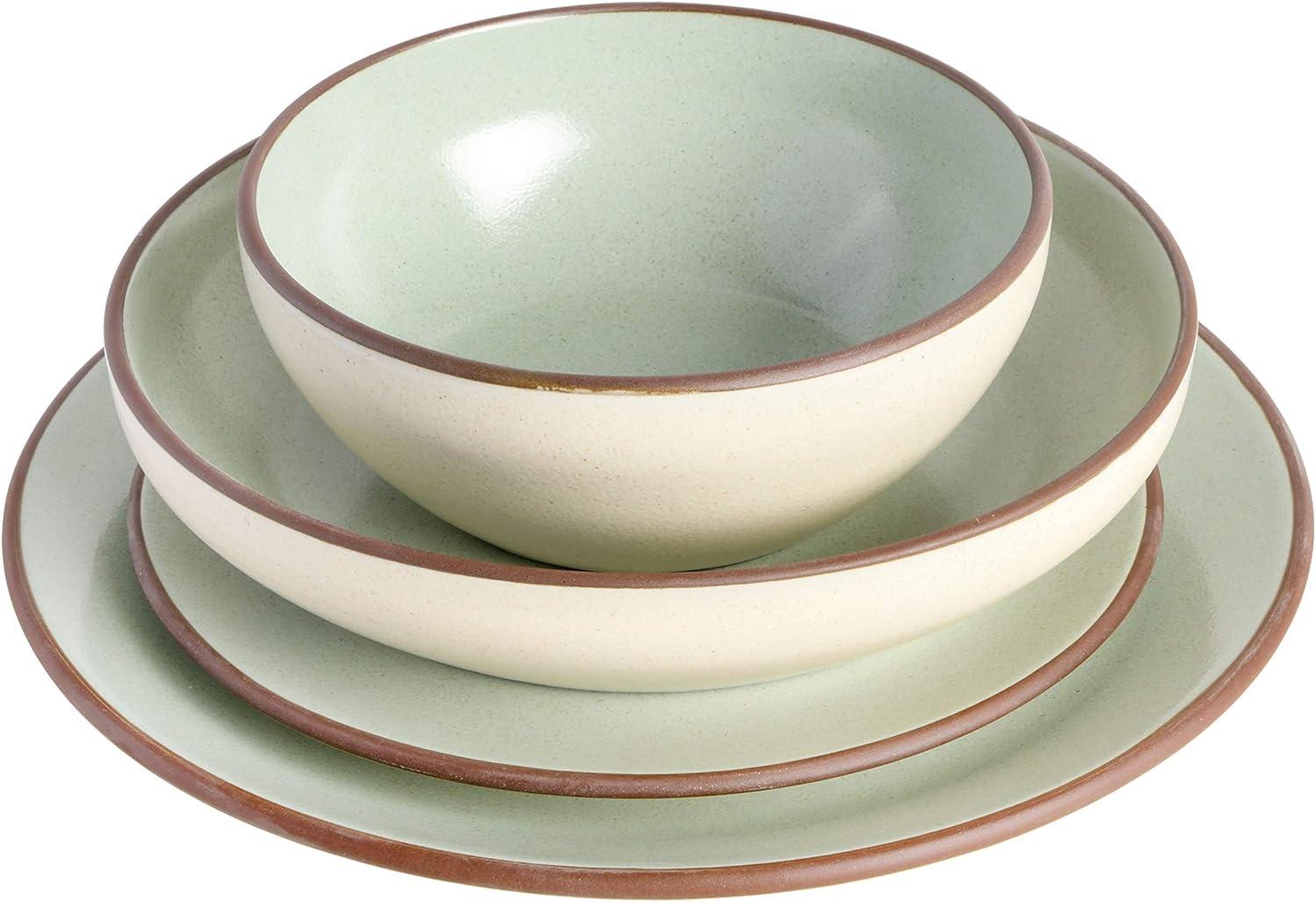 Gibson Elite Contempo 16 Piece Dinnerware Set, Service for 4