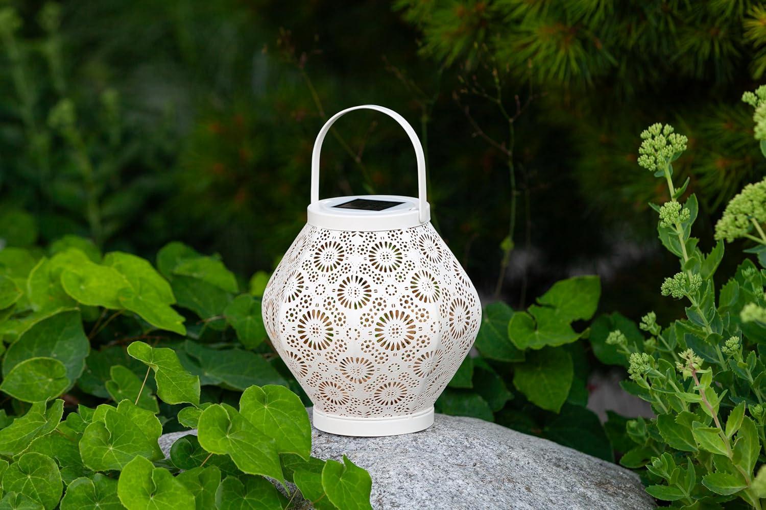 7.9'' Solar Powered Outdoor Hanging Light