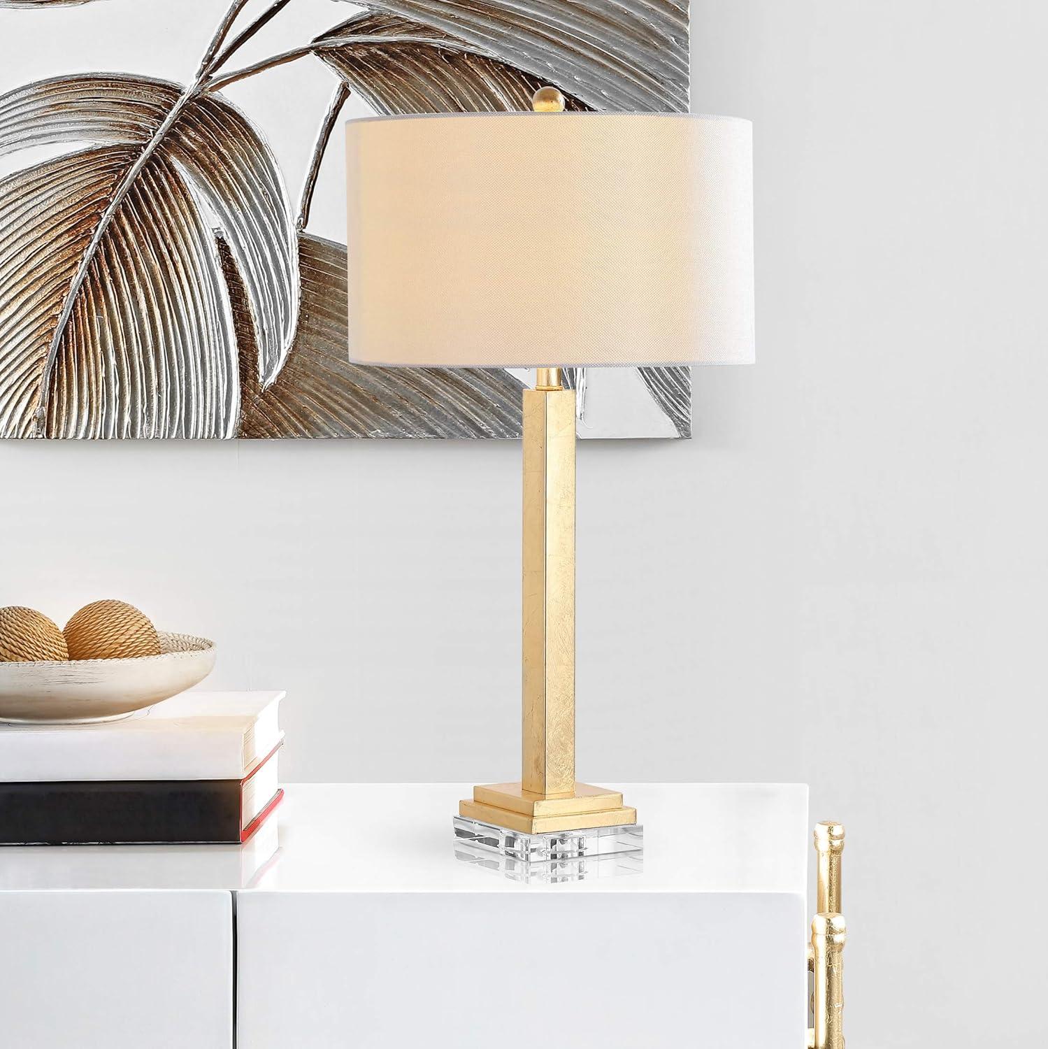 Perri Table Lamp (Set of 2) - 30 Inch Height - LIT4378 - Gold/Off White - Safavieh