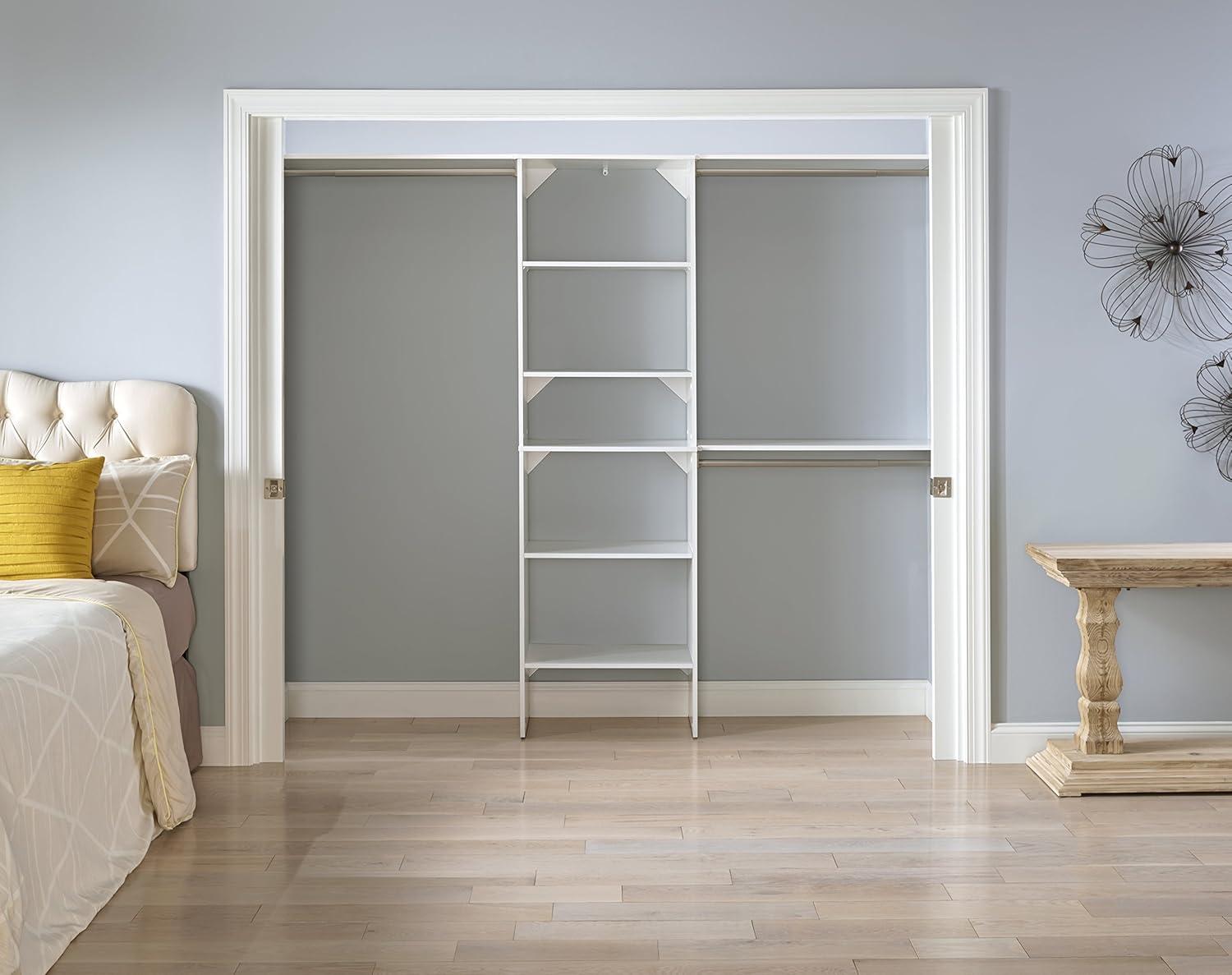 Closetmaid Ss25-Cos Suitesymphony 7 To 10 Foot Wide Closet System Kit - White