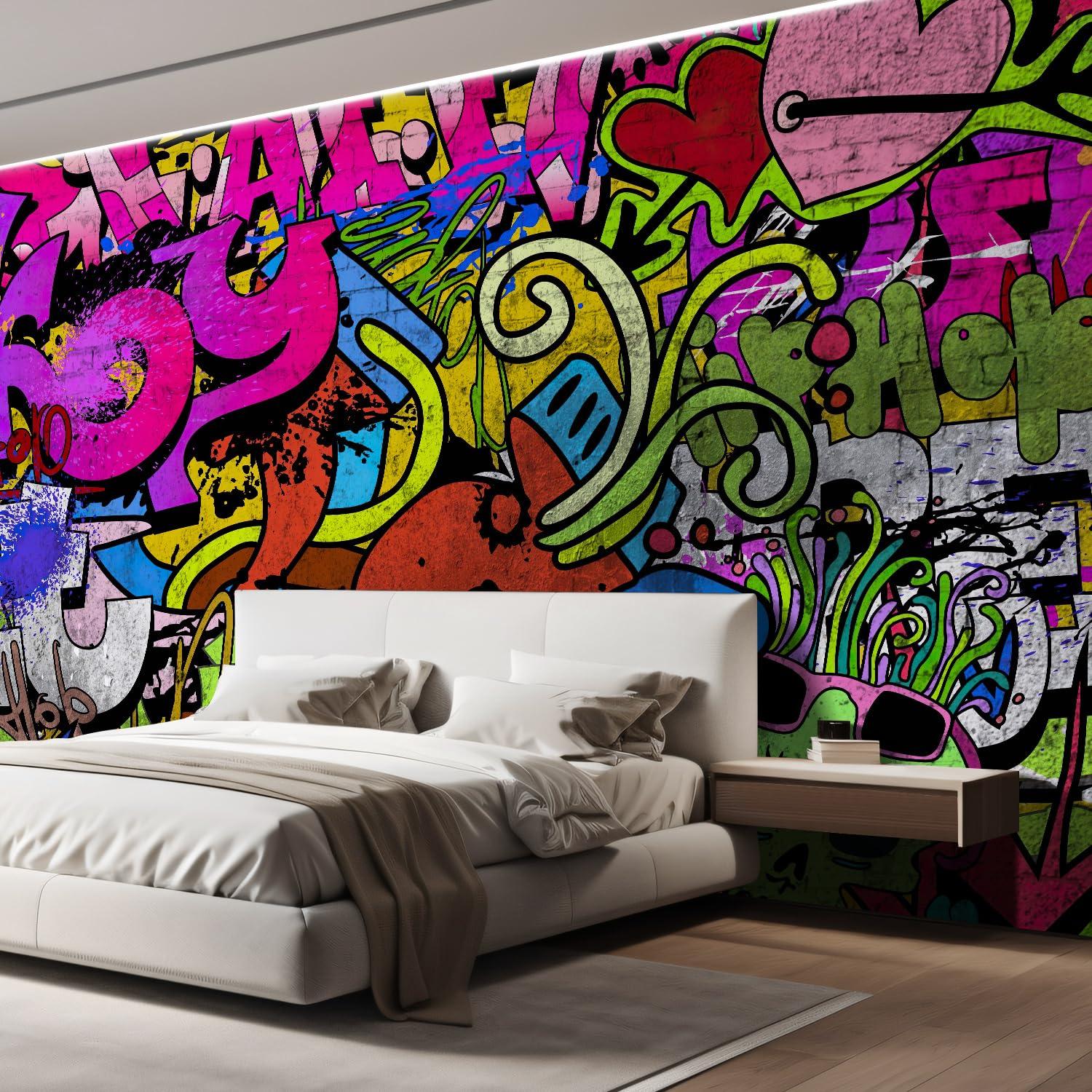 IDEA4WALL Peel & Stick Abstract Wallpaper | Wayfair