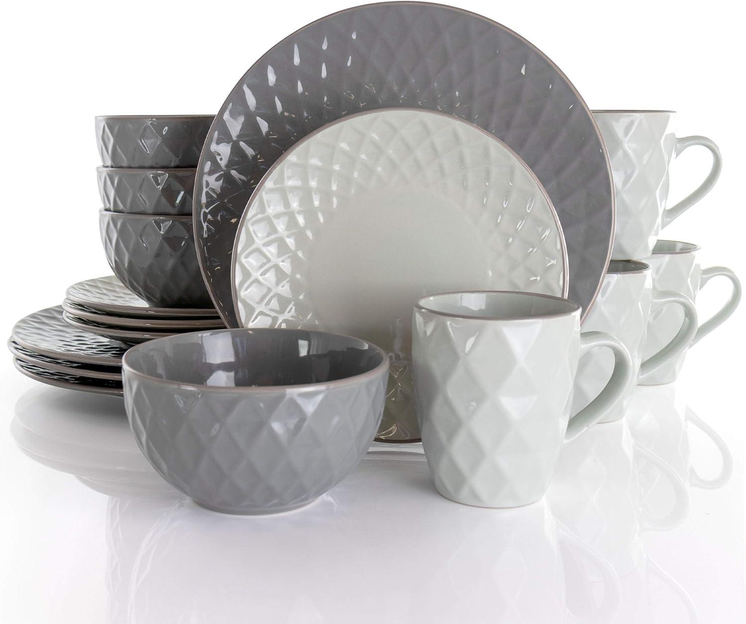 Alec Stoneware Dinnerware - Set of 16