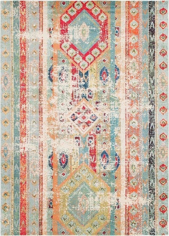 Unique Loom 9' 0 x 12' 2 Blue Sedona Yellowstone Area Rug