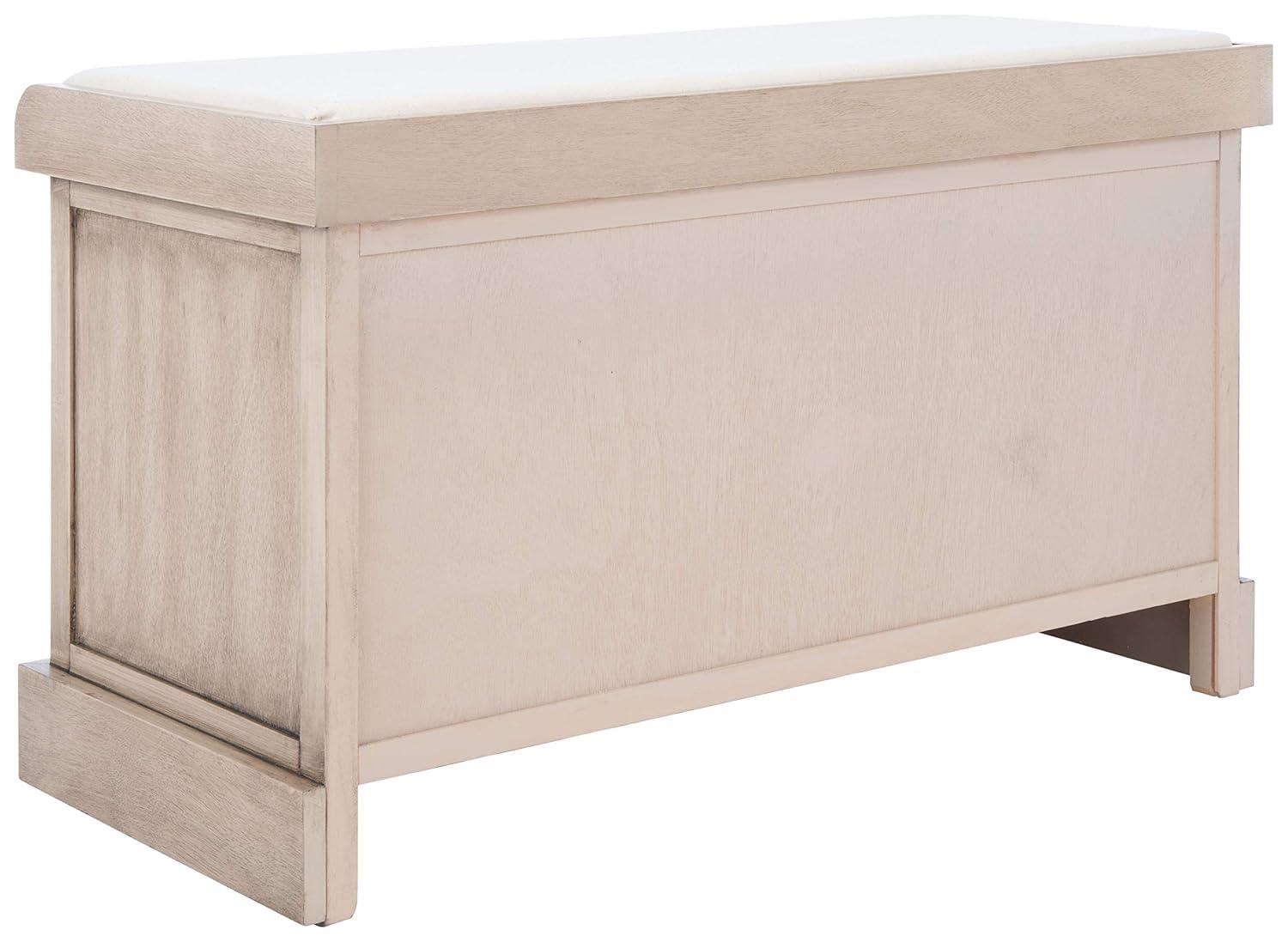 Landers 2 Drawer Cushion Bench - BCH5702 - Sand - Safavieh