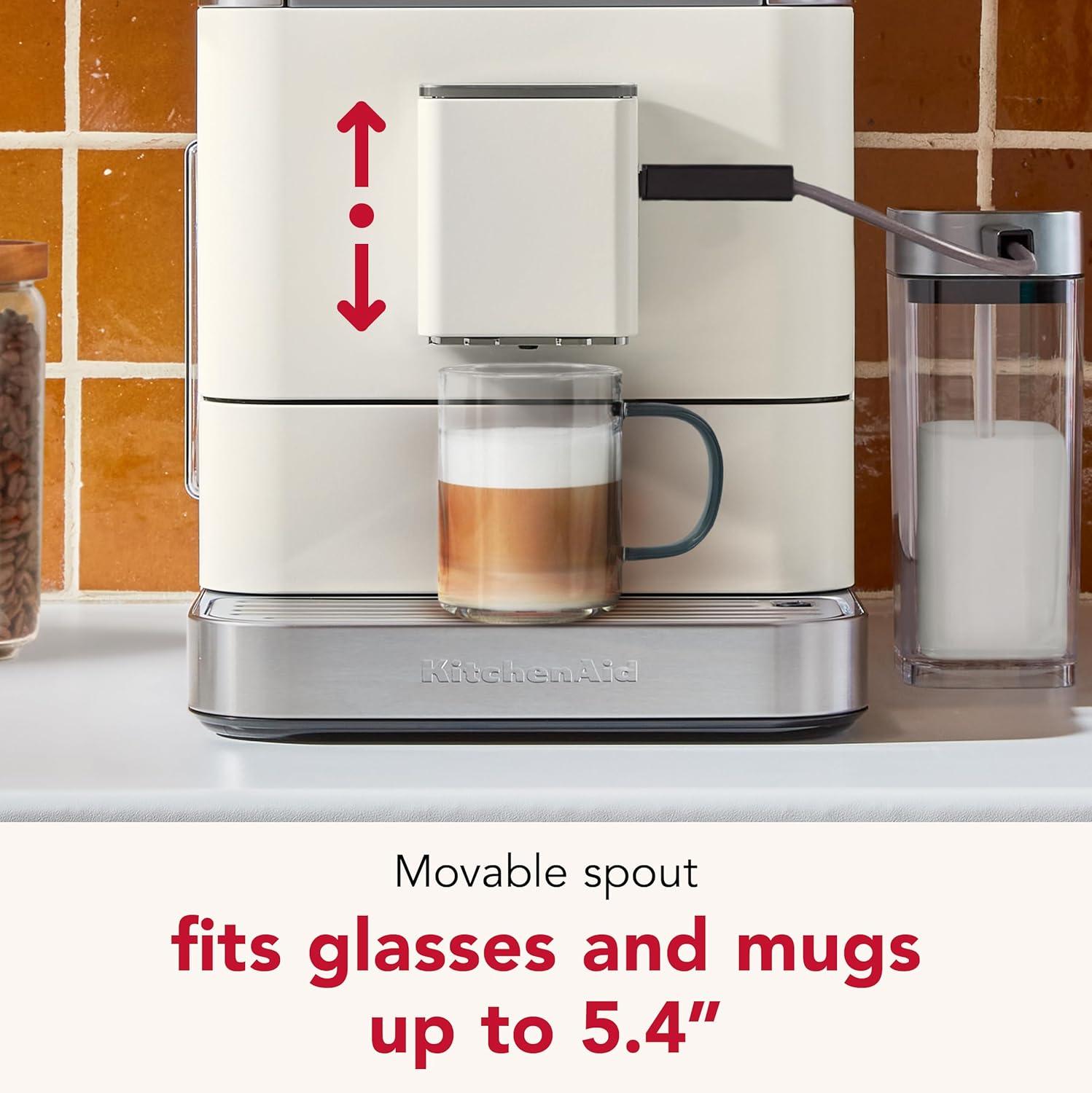 KitchenAid ® KF8 Fully Automatic Espresso Machine in Porcelain White