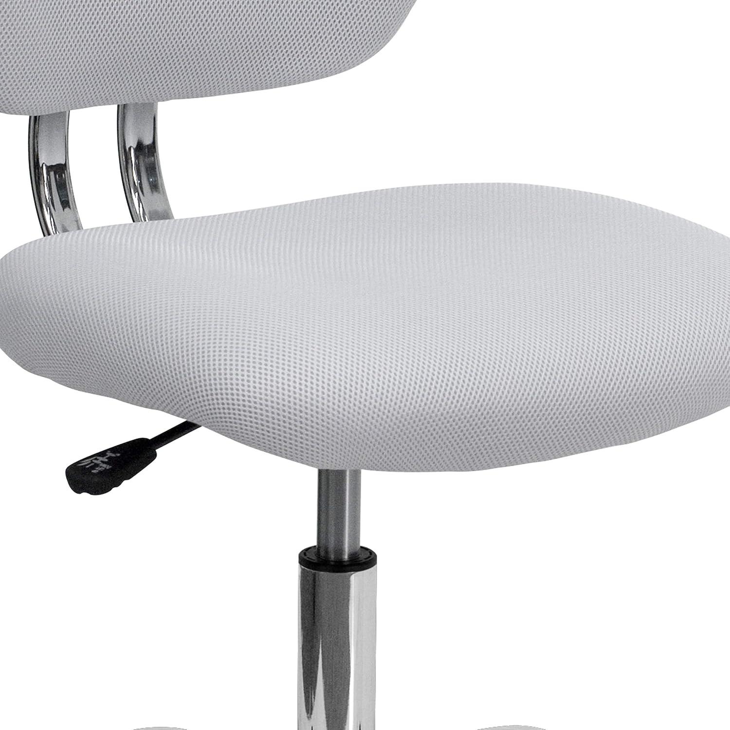 Flash Furniture Beverly Mid-Back Swivel Mesh Office Chair with Padded Seat by Flash Furniture | Wayfair