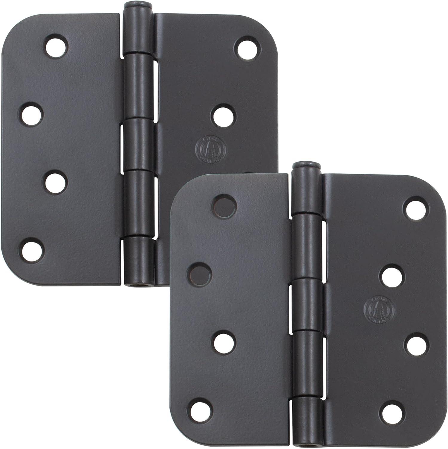 4" Door Hinges, 5/8" Radius Corner