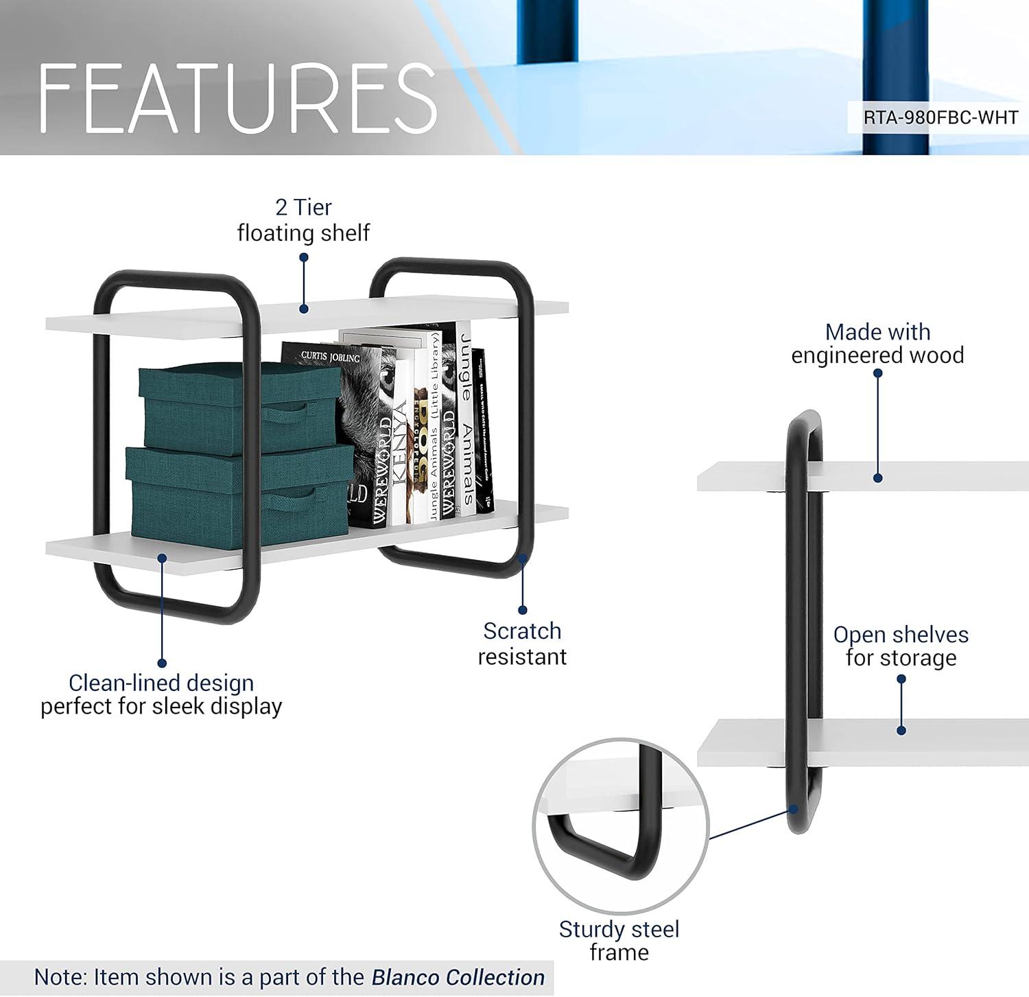 Modern Floating Wall Shelves - Techni Mobili