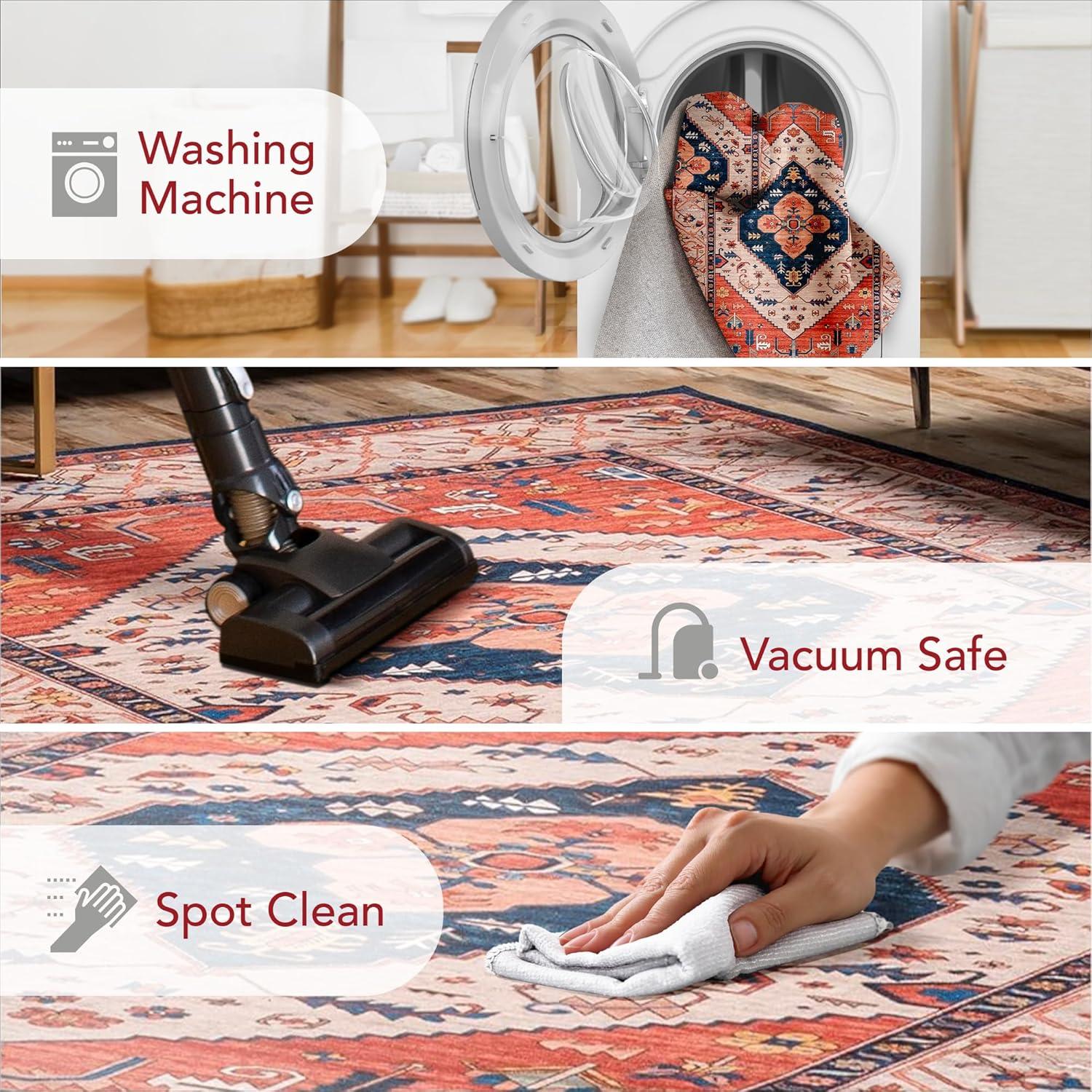 Nuloom Carolyn Machine Washable Motif Indoor Area Rug