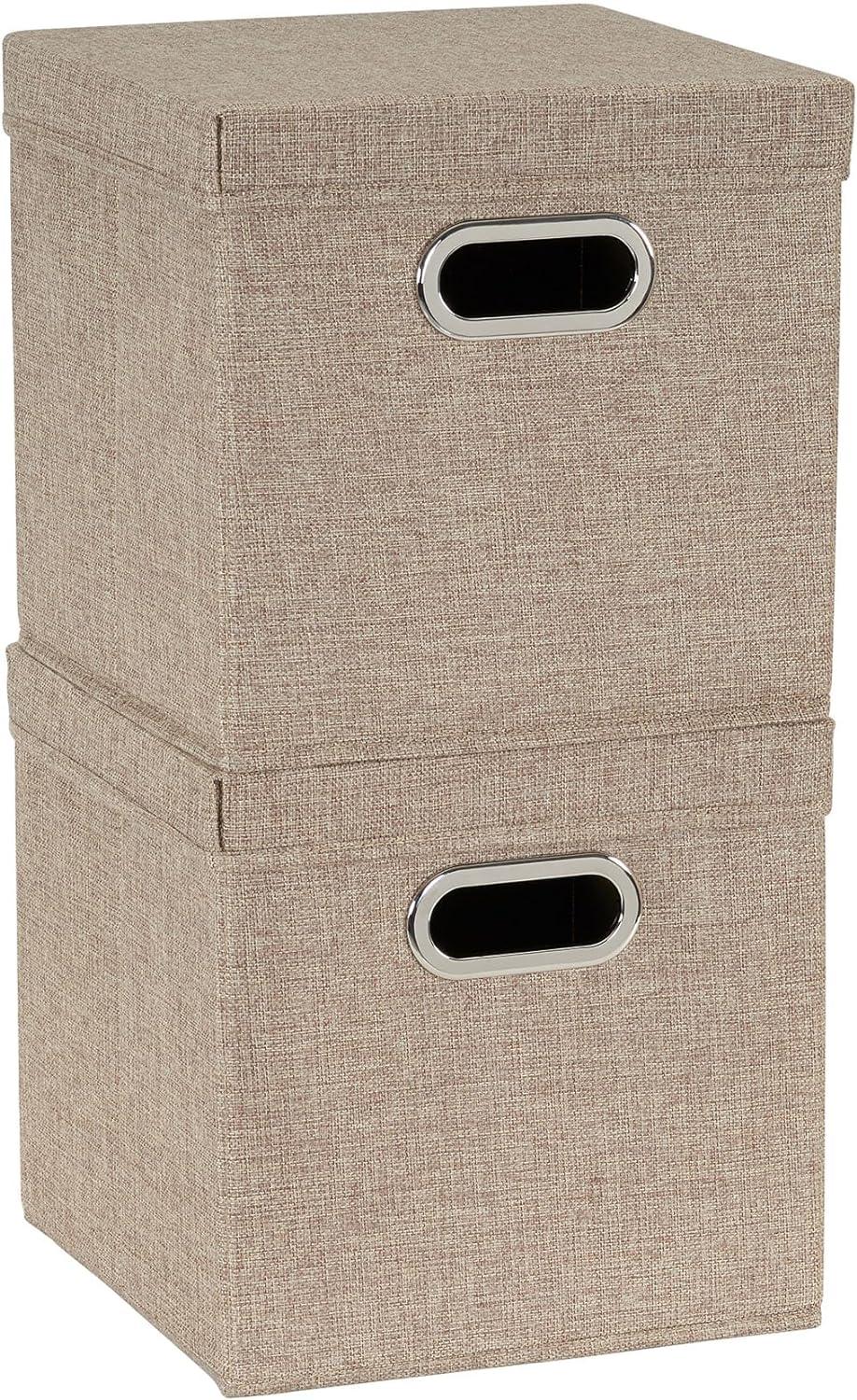 Household Essentials Household Essentials Fabric Bin (Set of 2)