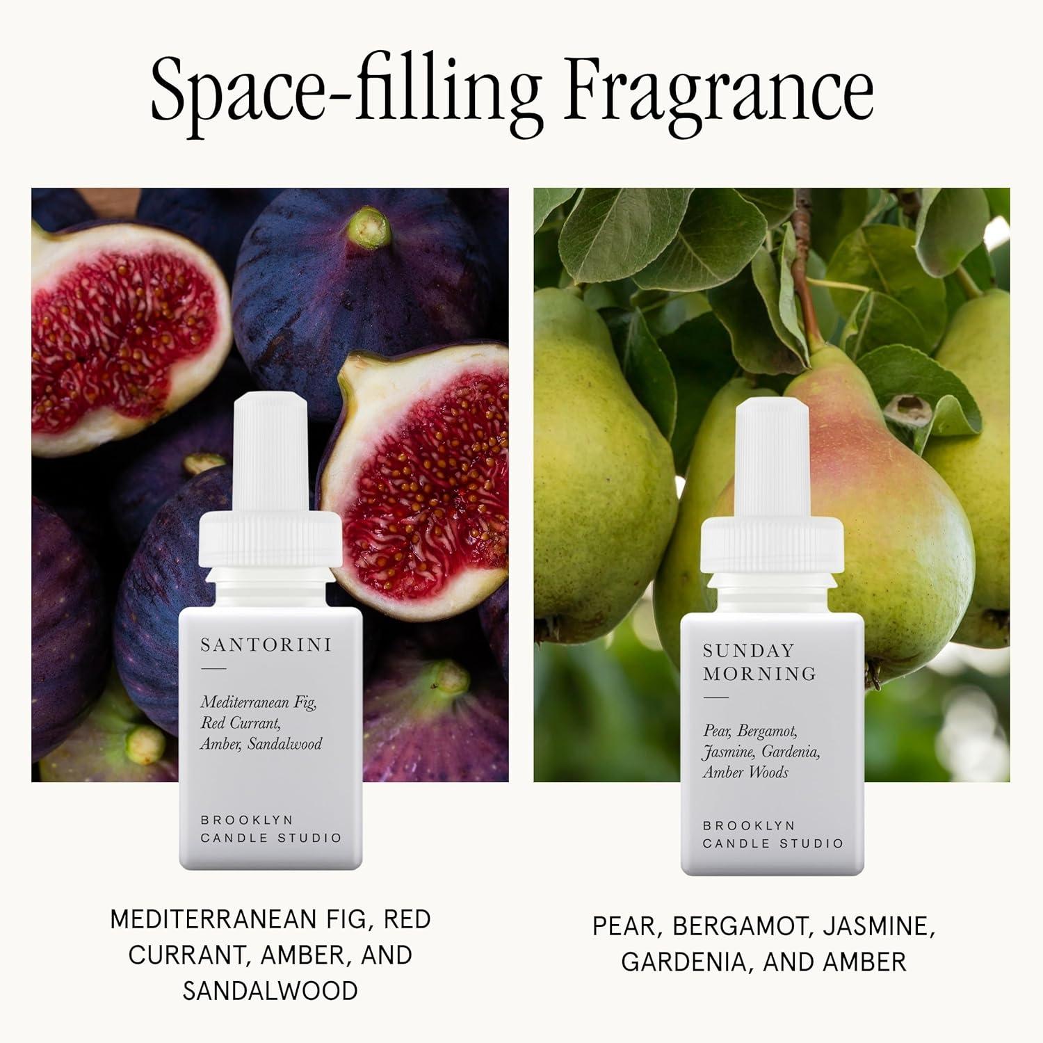 Smart Home Fragrance Diffuser Starter Set - Guy Fox SoHo and Noma Refills - Wi-Fi connected, customizable home scent