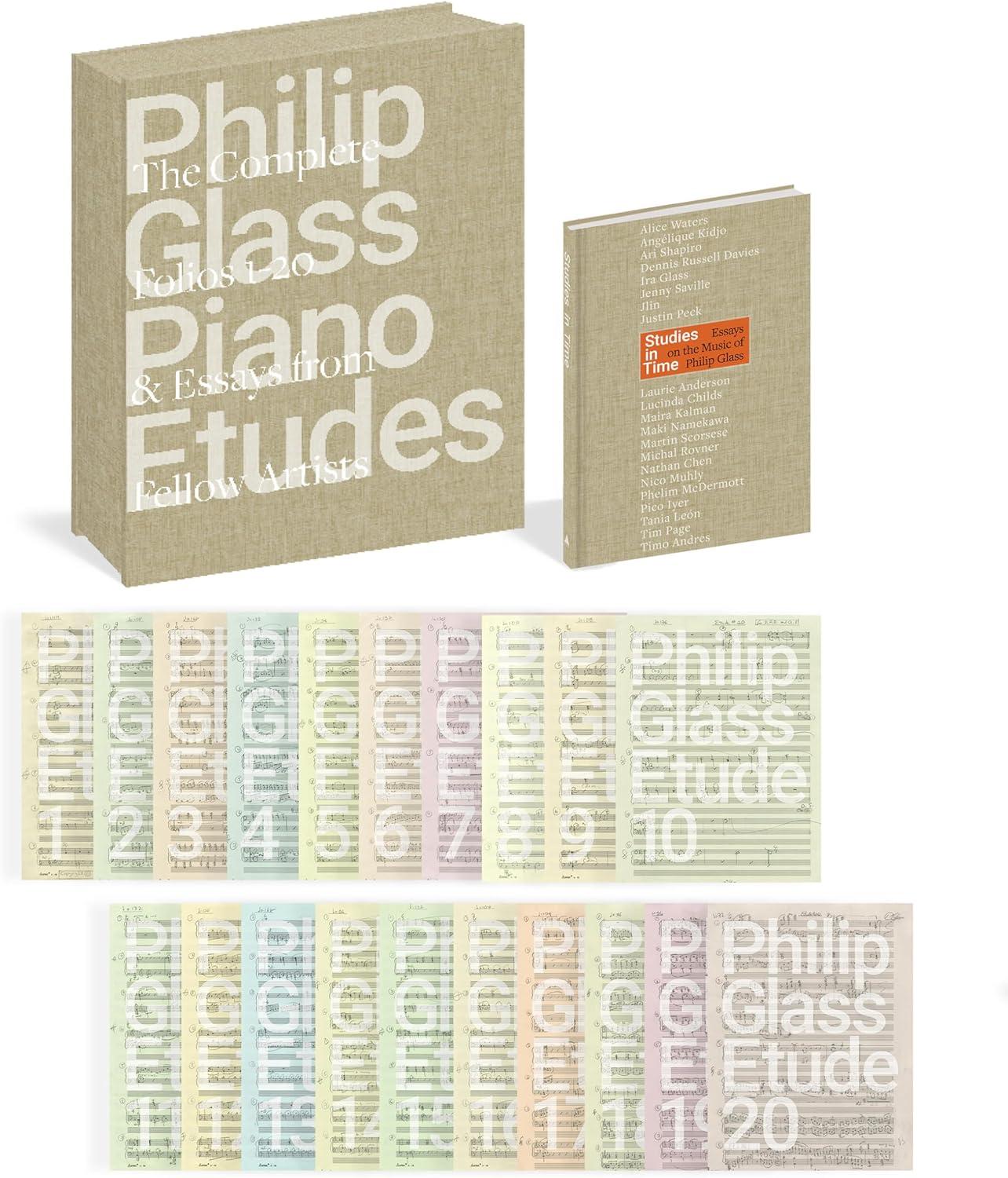Philip Glass Piano Etudes Complete Folios 1-20 with Essays