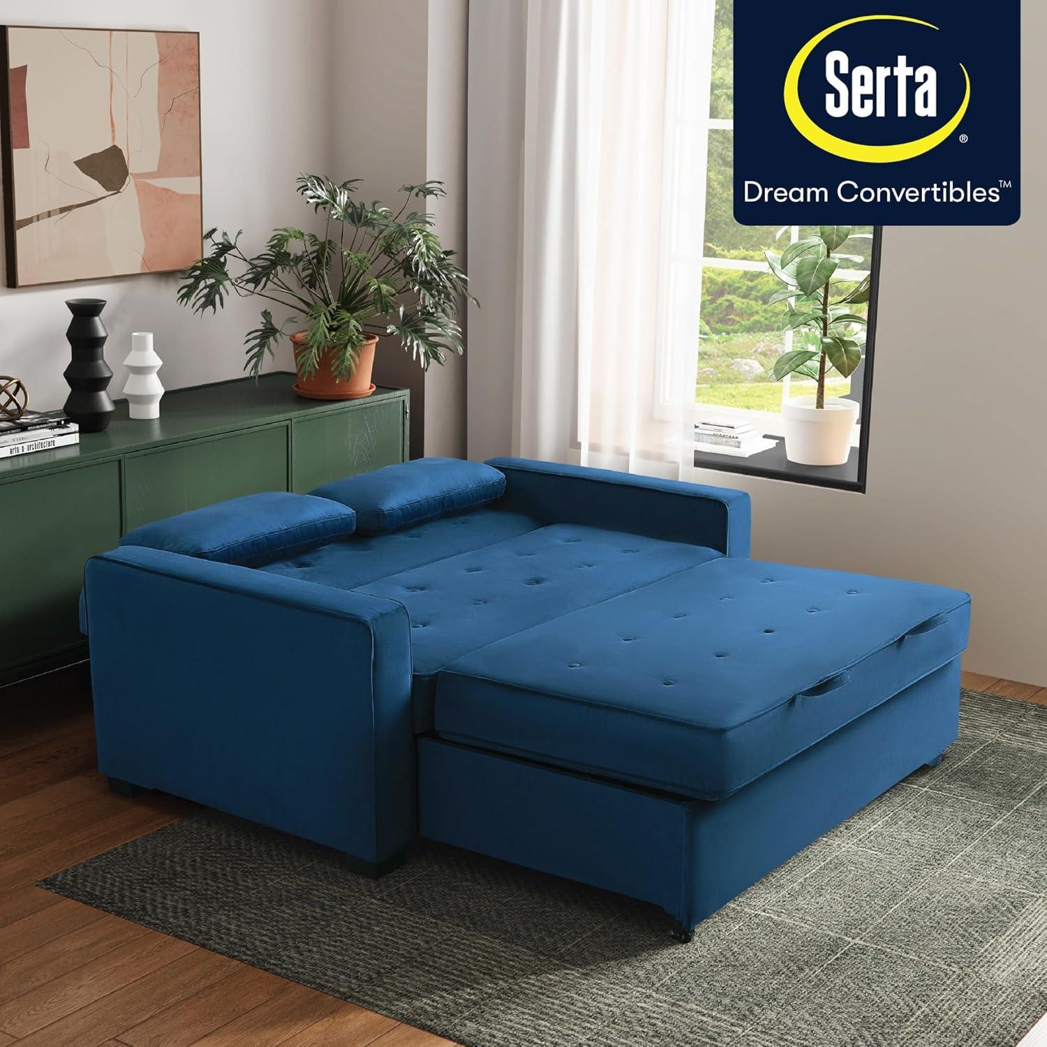 Serta Monroe Full Size Convertible Sofa