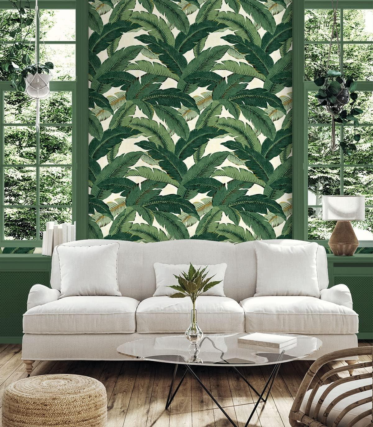 Tommy Bahama Home Tommy Bahama Swaying Palms 18' L x 20.5" W Peel & Stick Wallpaper Roll