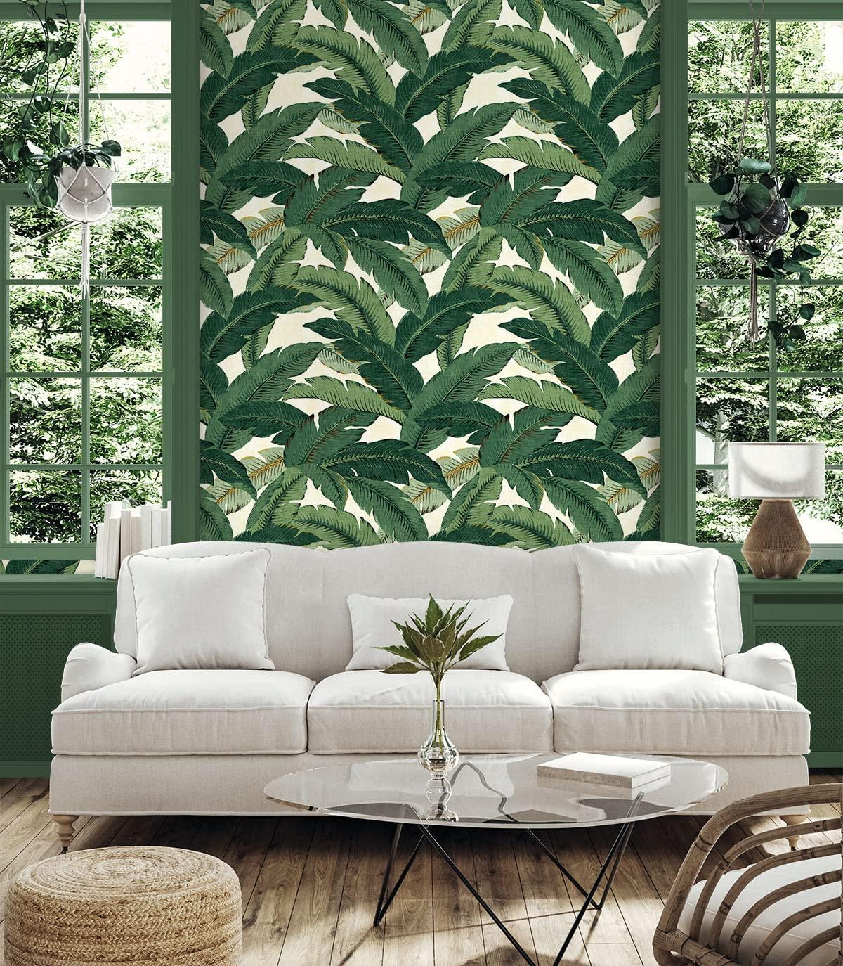 Tommy Bahama Home Tommy Bahama Swaying Palms 18' L x 20.5" W Peel & Stick Wallpaper Roll