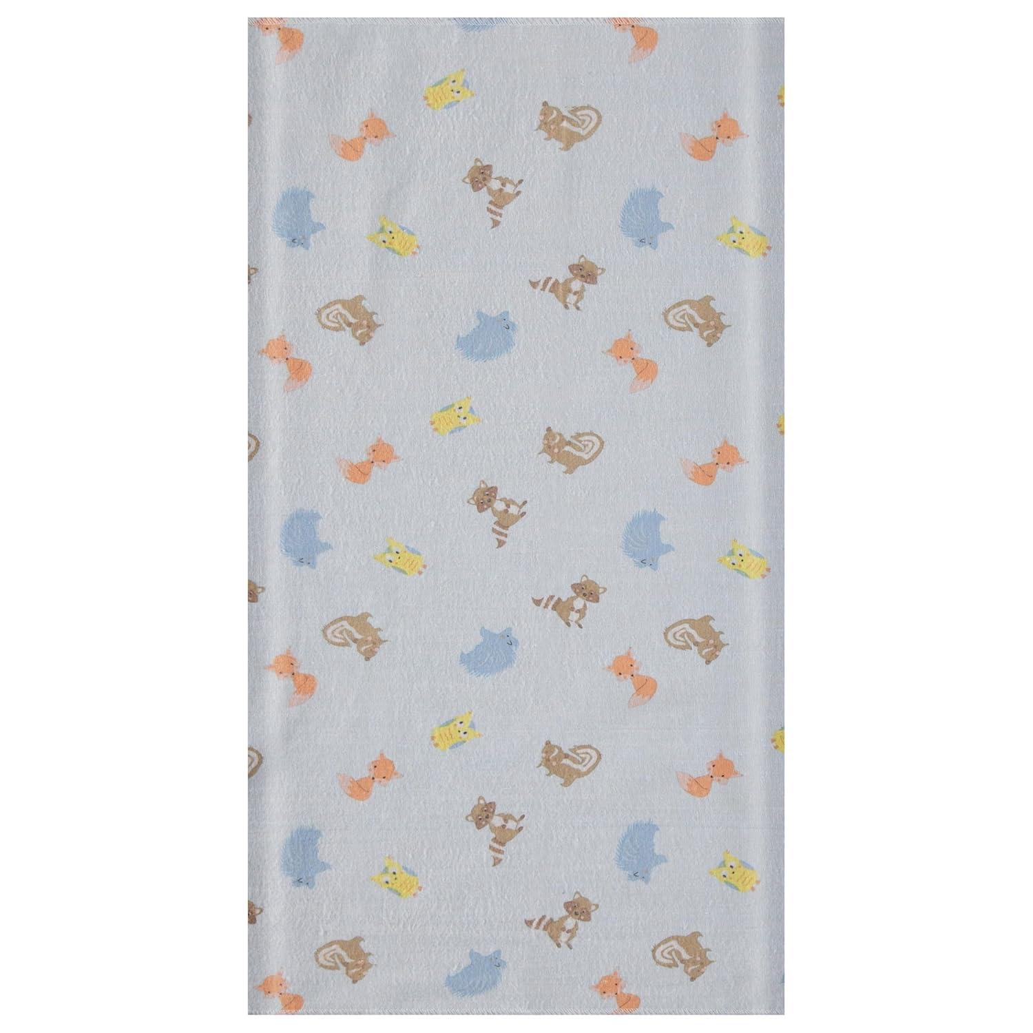 Little Beginnings Cudlie 4-Pack Receiving Blankets for Infants - Friendly Animal
