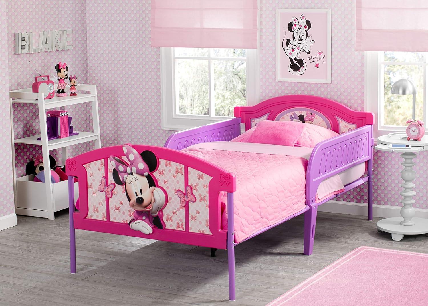 Delta Children Twin Disney Minnie Mouse Plastic 3D Kids' Bed