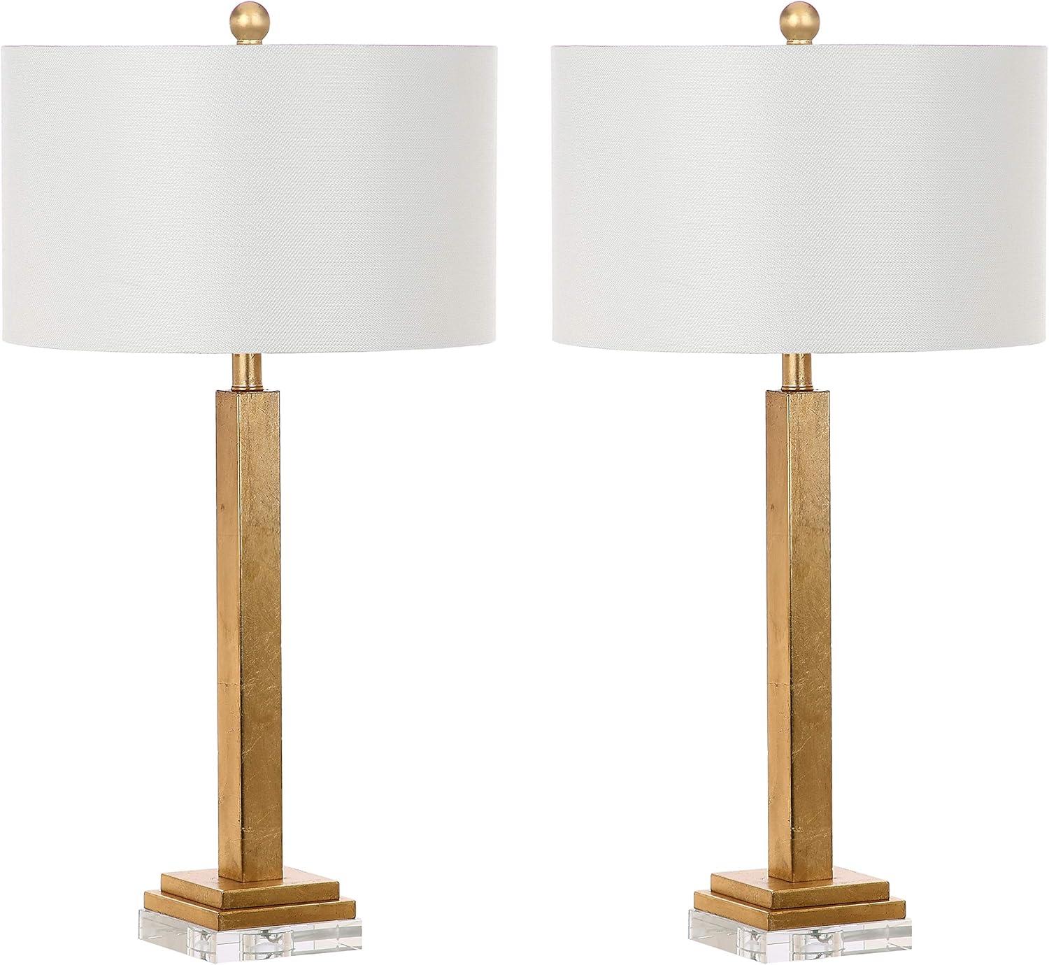 Perri Table Lamp (Set of 2) - 30 Inch Height - LIT4378 - Gold/Off White - Safavieh