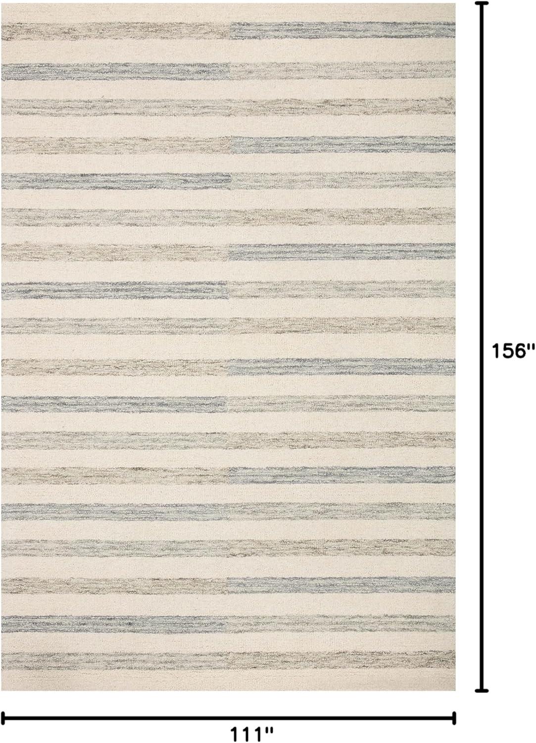 Chris Loves Julia x Loloi Chris Collection CHR-05 Ivory / Slate, TransitionalArea Rug