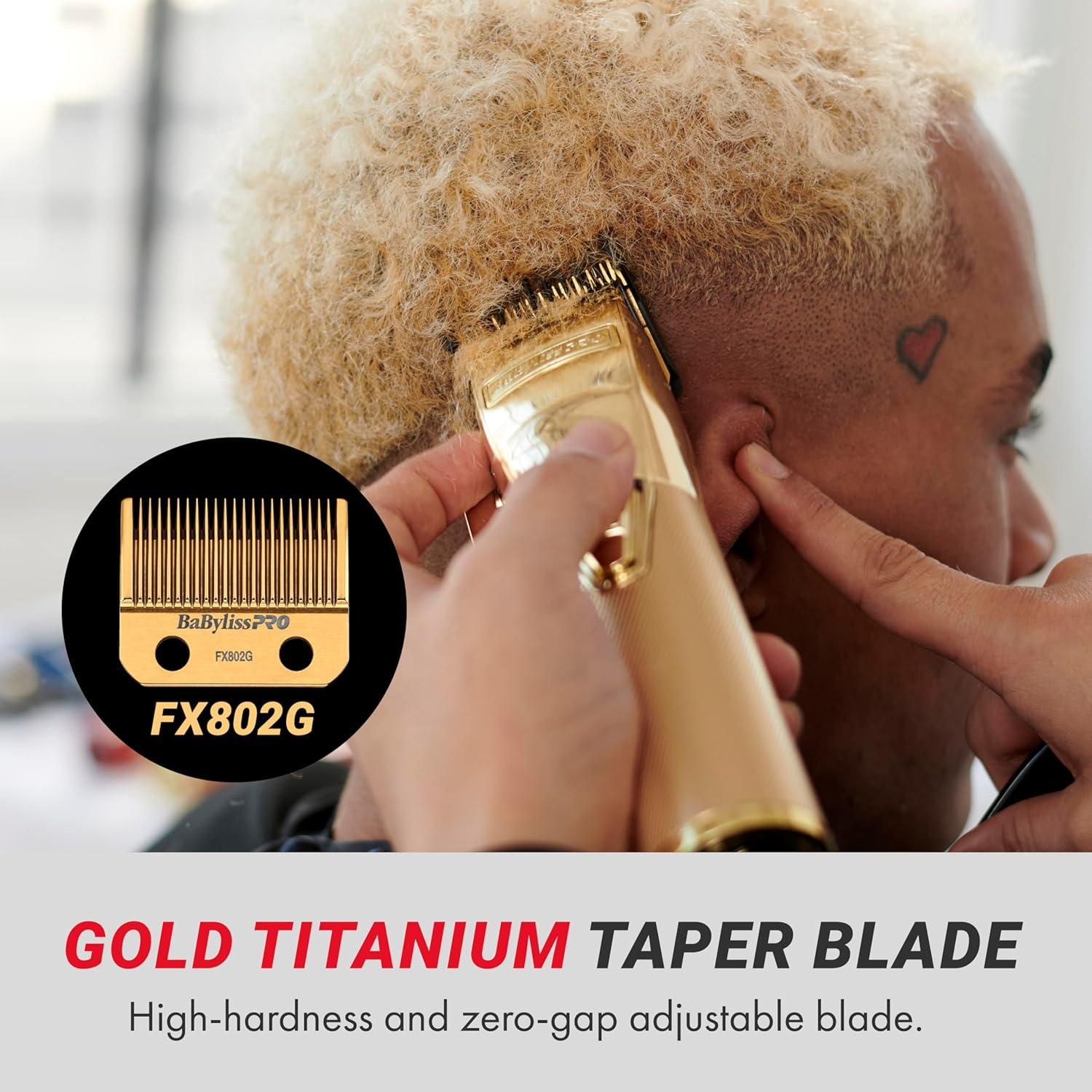 BaBylissPRO GOLDFX+ All-Metal Electric Shaver