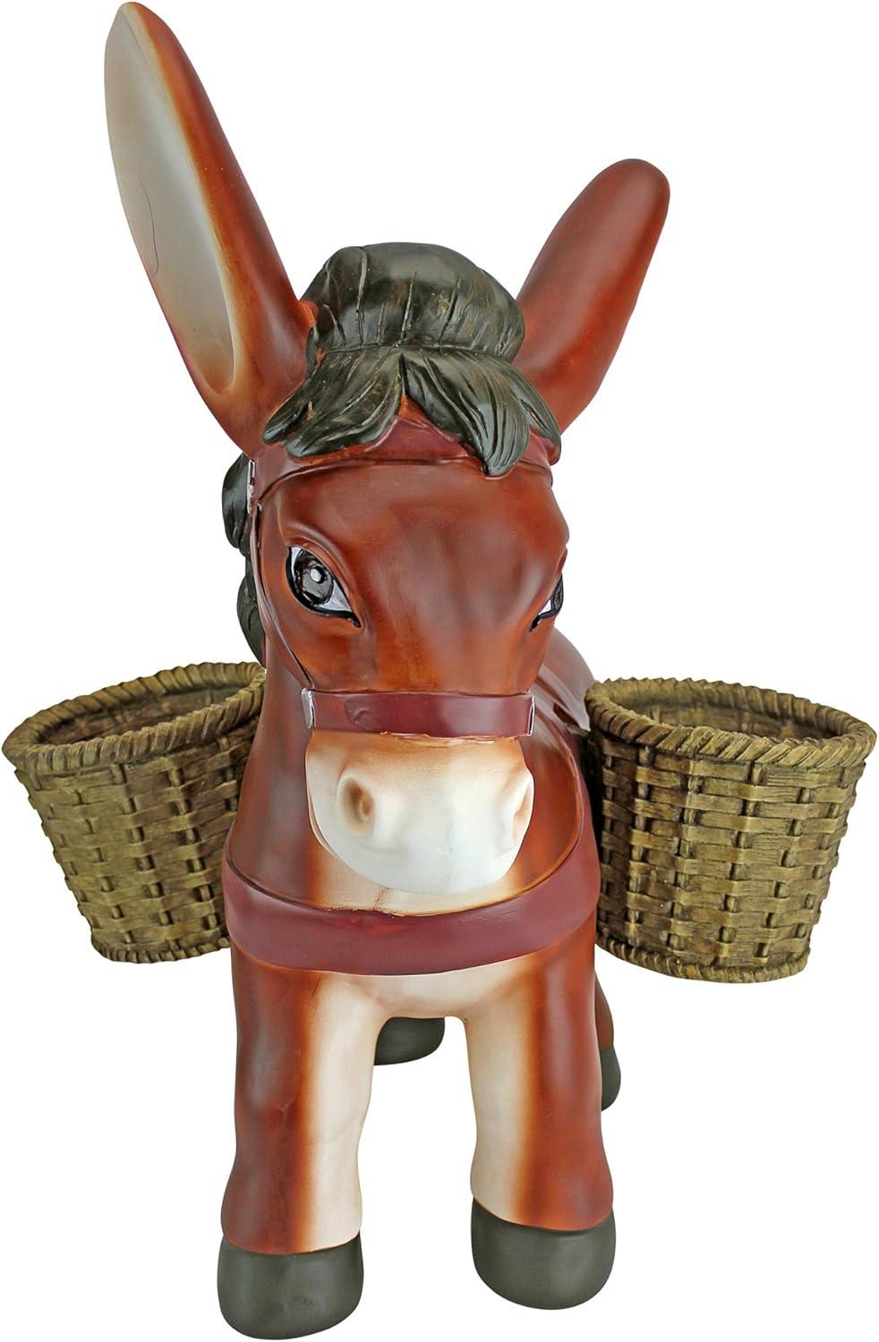 Pancho the Burro Donkey Statue Planter