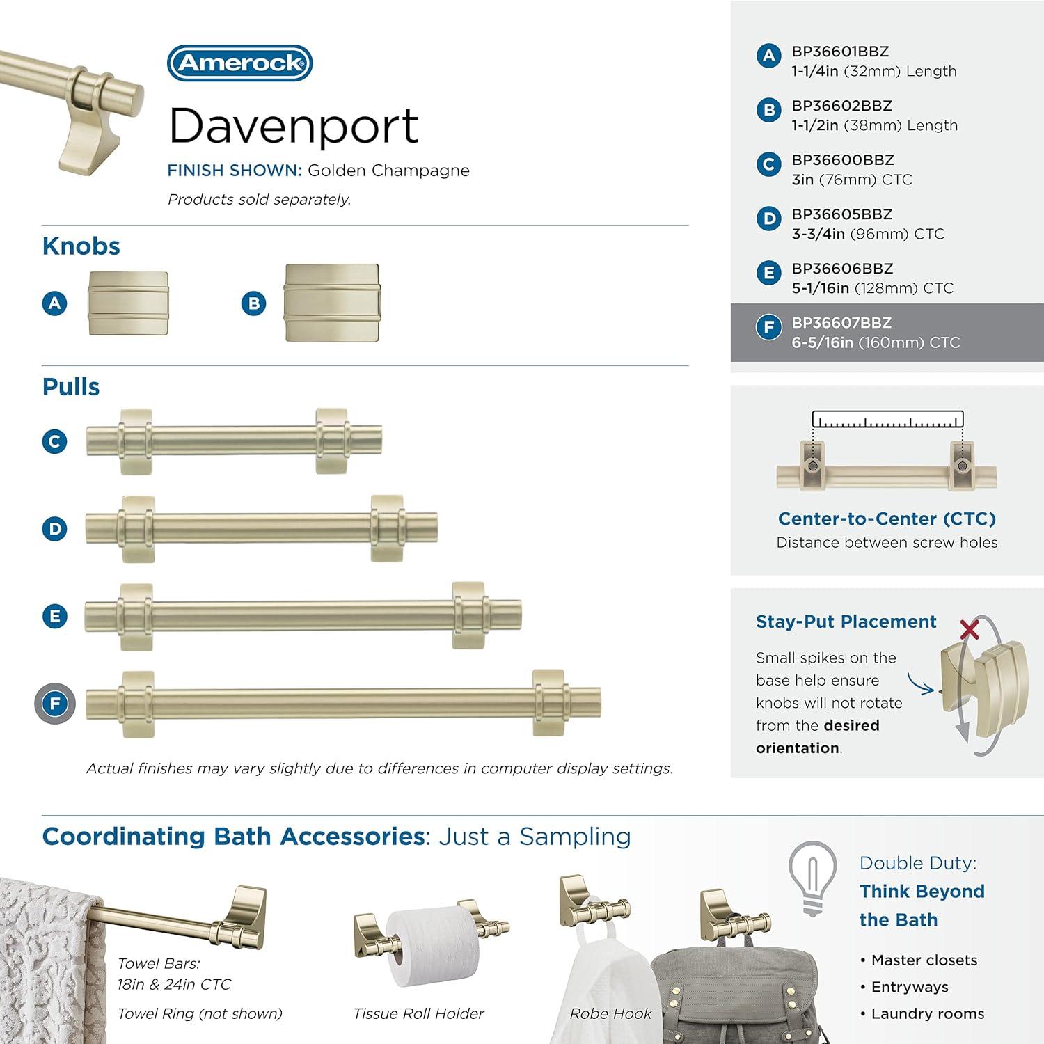 Amerock Davenport Cabinet or Drawer Pull