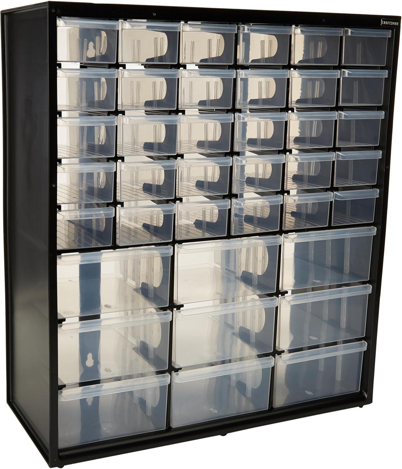 Craftsman Large and Small 39 Drawer Bin System CMST40739