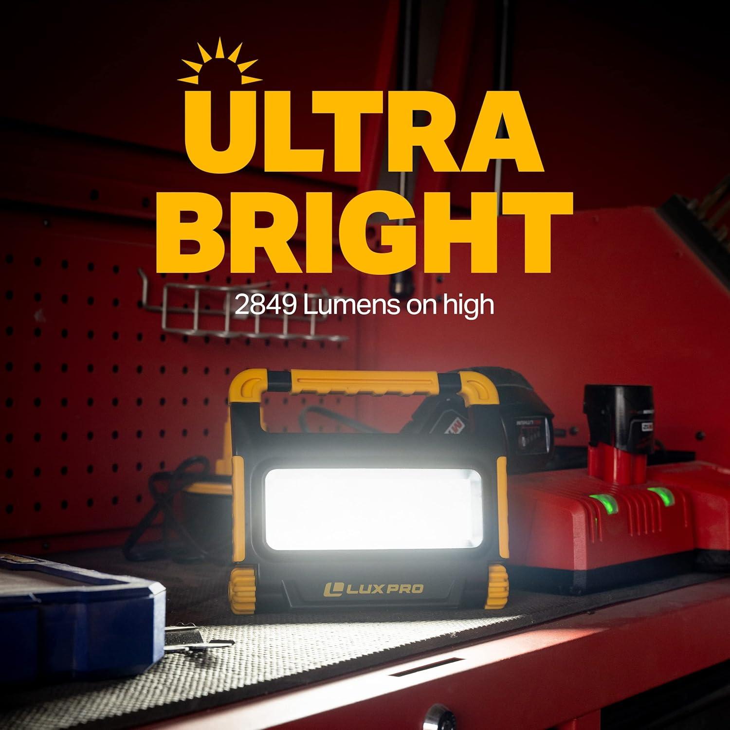 LUXPRO 8.25'' Battery Powered Integrated LED