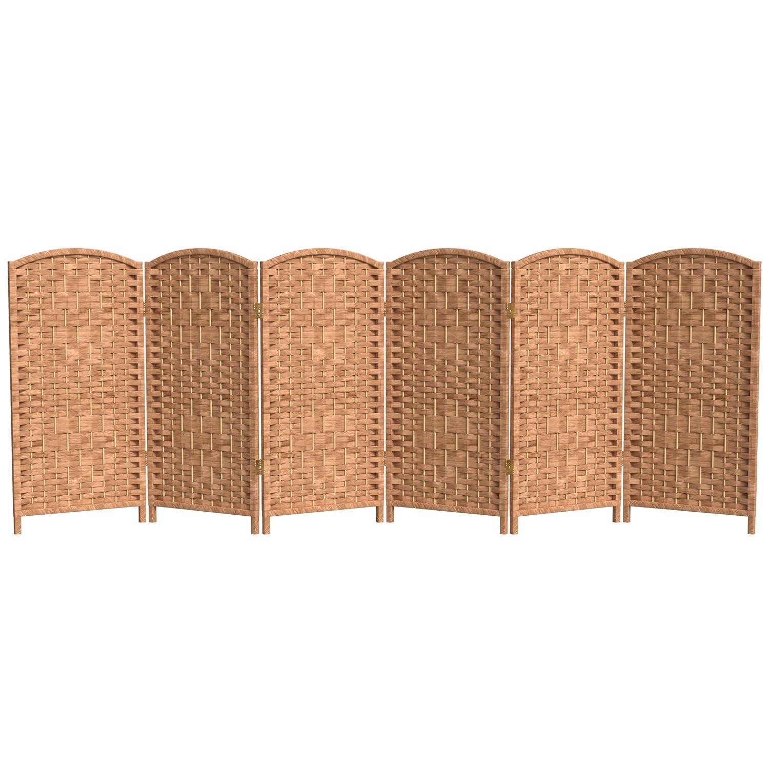 Red Barrel Studio® Short Diamond Weave Folding Screen
