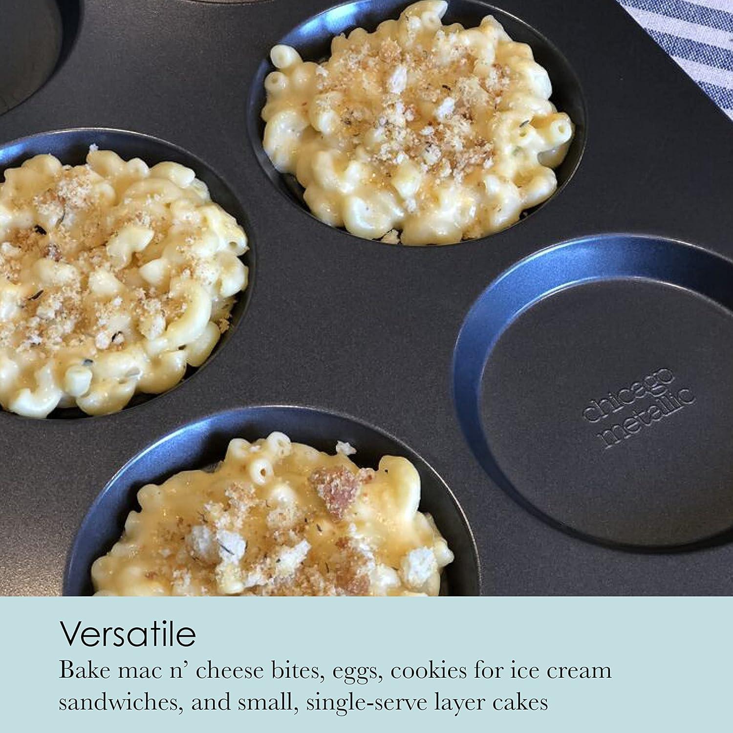 Chicago Metallic Chicago Metallic Non-Stick 6-Cup Muffin Top Pan