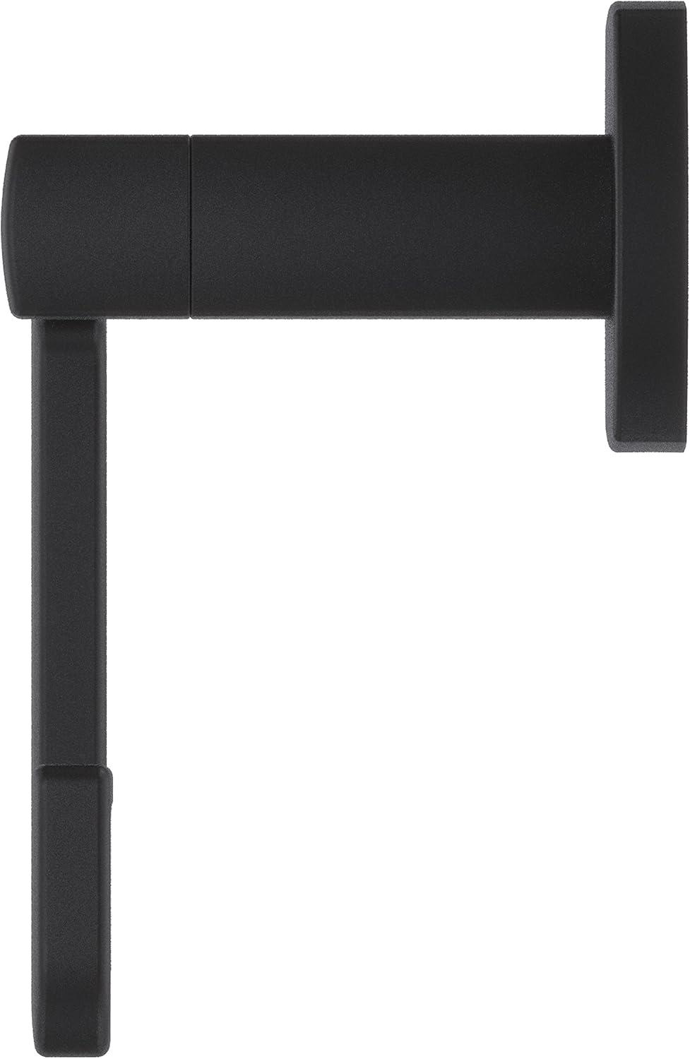 Deckard Matte Black Wall Mounted Towel Ring