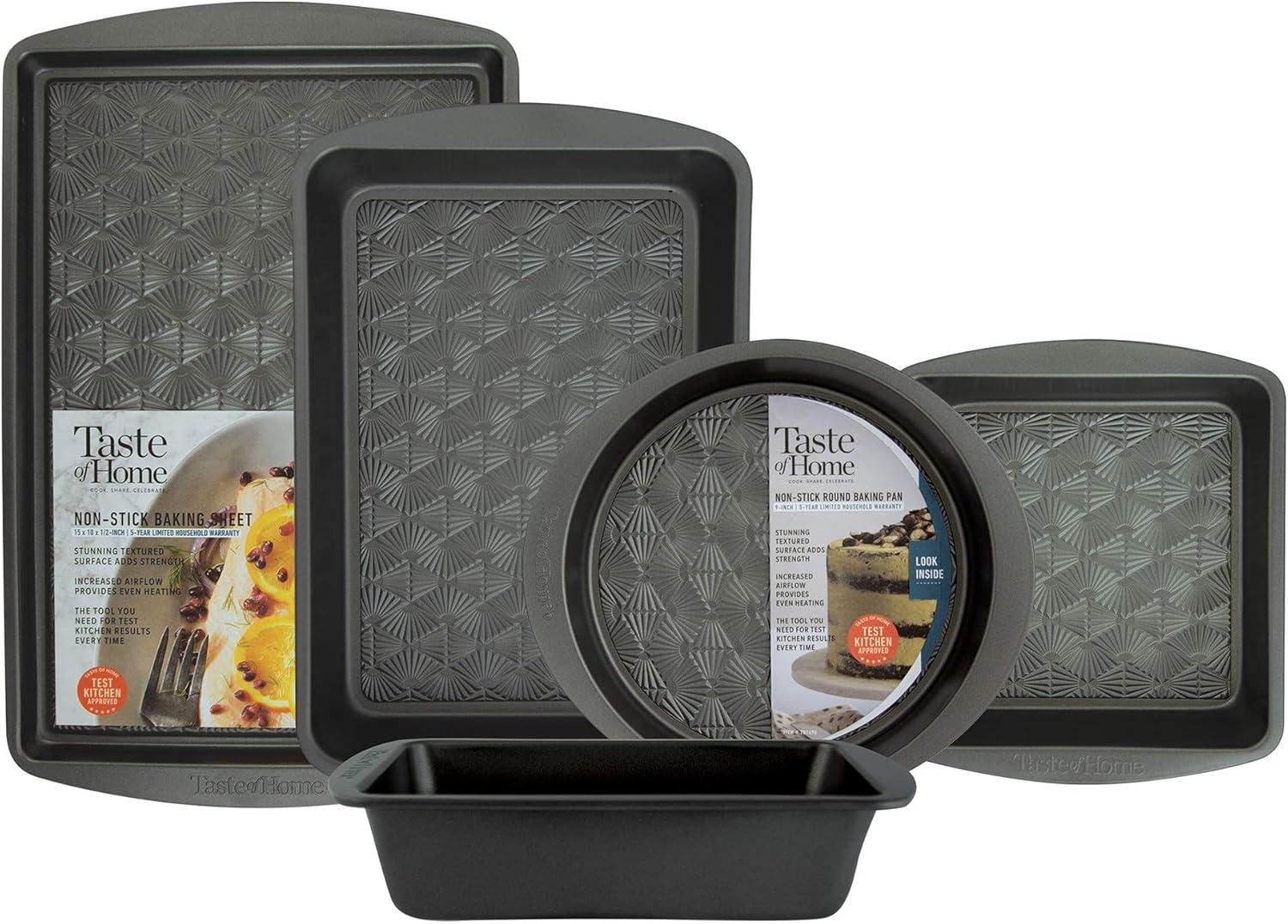 Taste of Home 5 Piece Non-Stick Bakeware Set | Wayfair