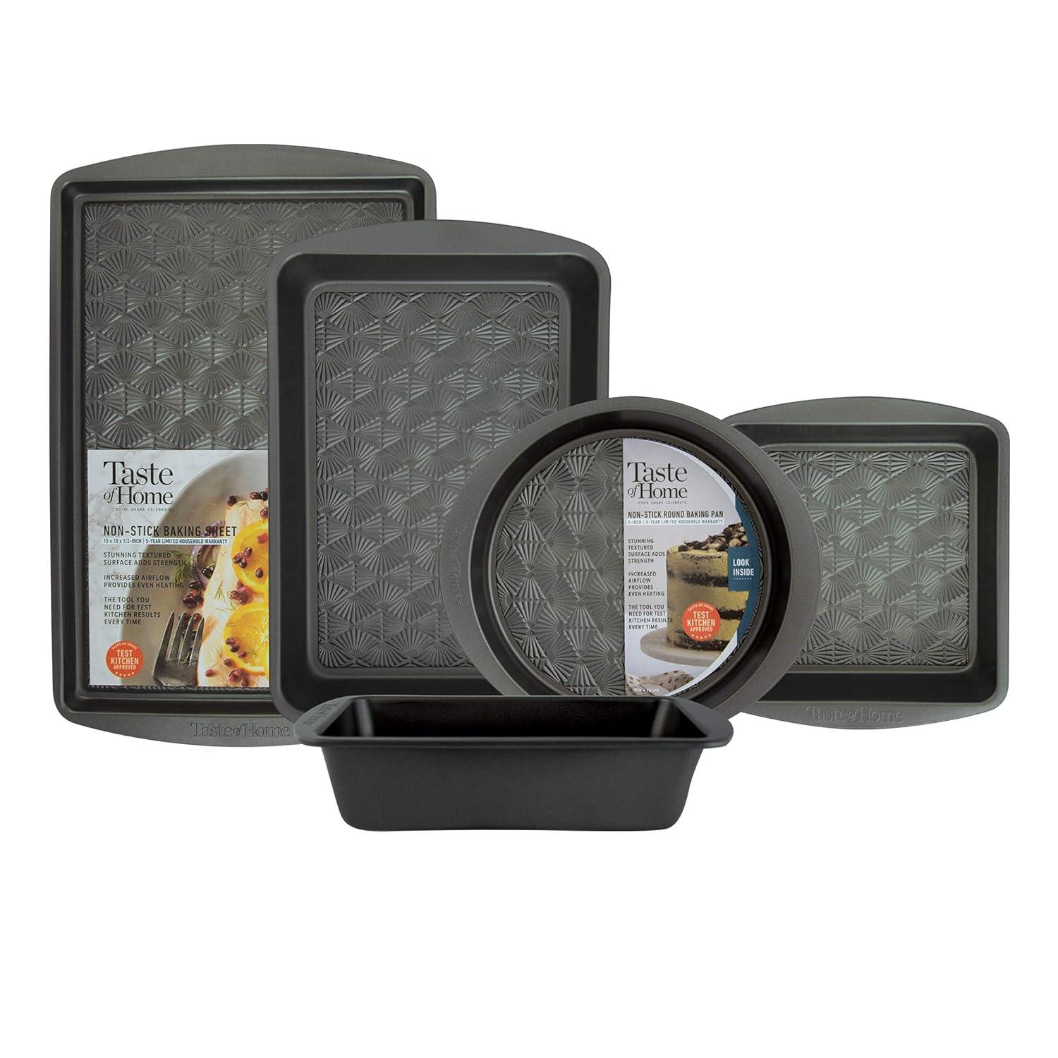 Taste of Home 5 Piece Non-Stick Bakeware Set | Wayfair