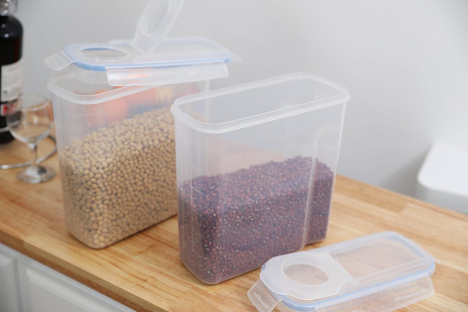 Food Storage - Set of 2 Containers and 2 Lids