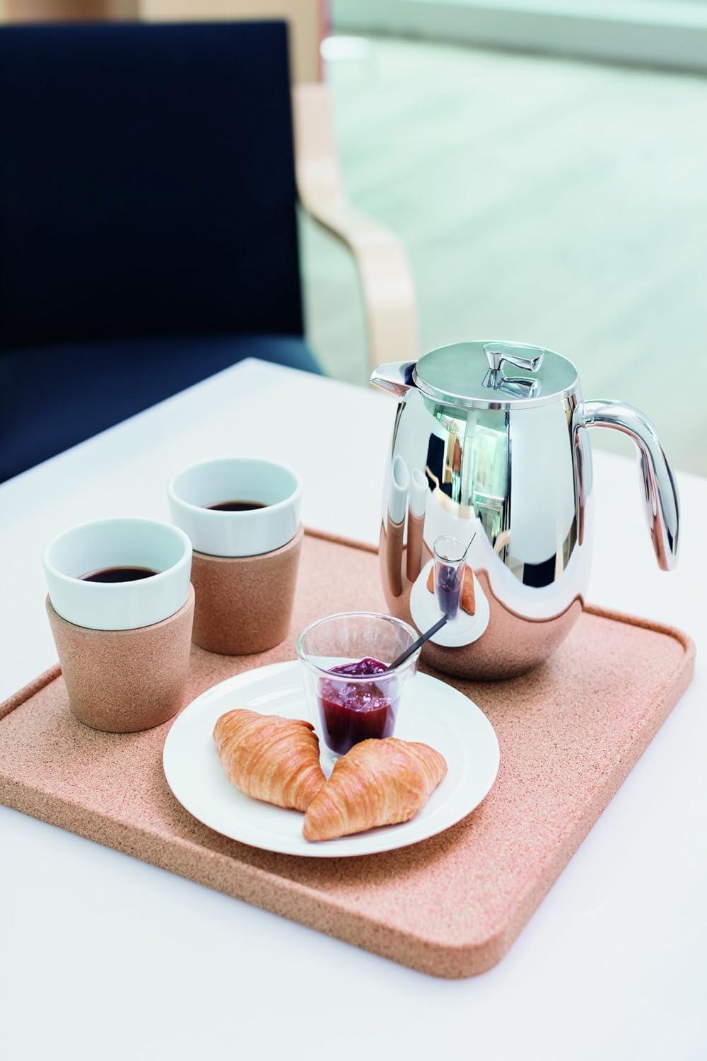 Bodum Columbia 4-Cup Stainless Steel Double Wall French Press Coffee Maker, 17 Ounce