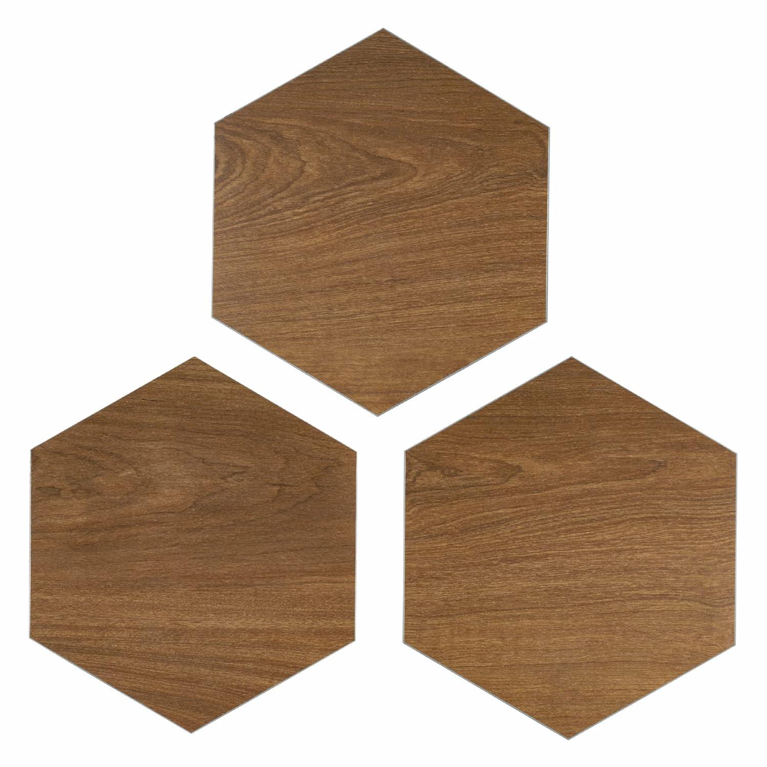 BaseCore HEX 12mil x 5.75" W Peel and Stick Vinyl Plank Flooring