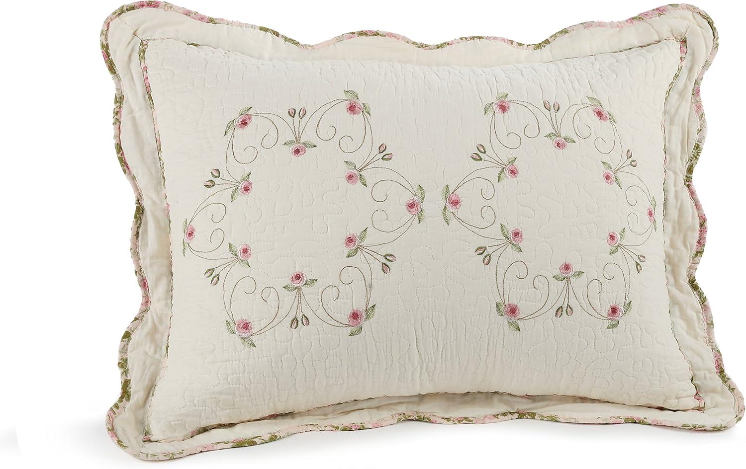 Felisa Single Embroidered Pillow Sham